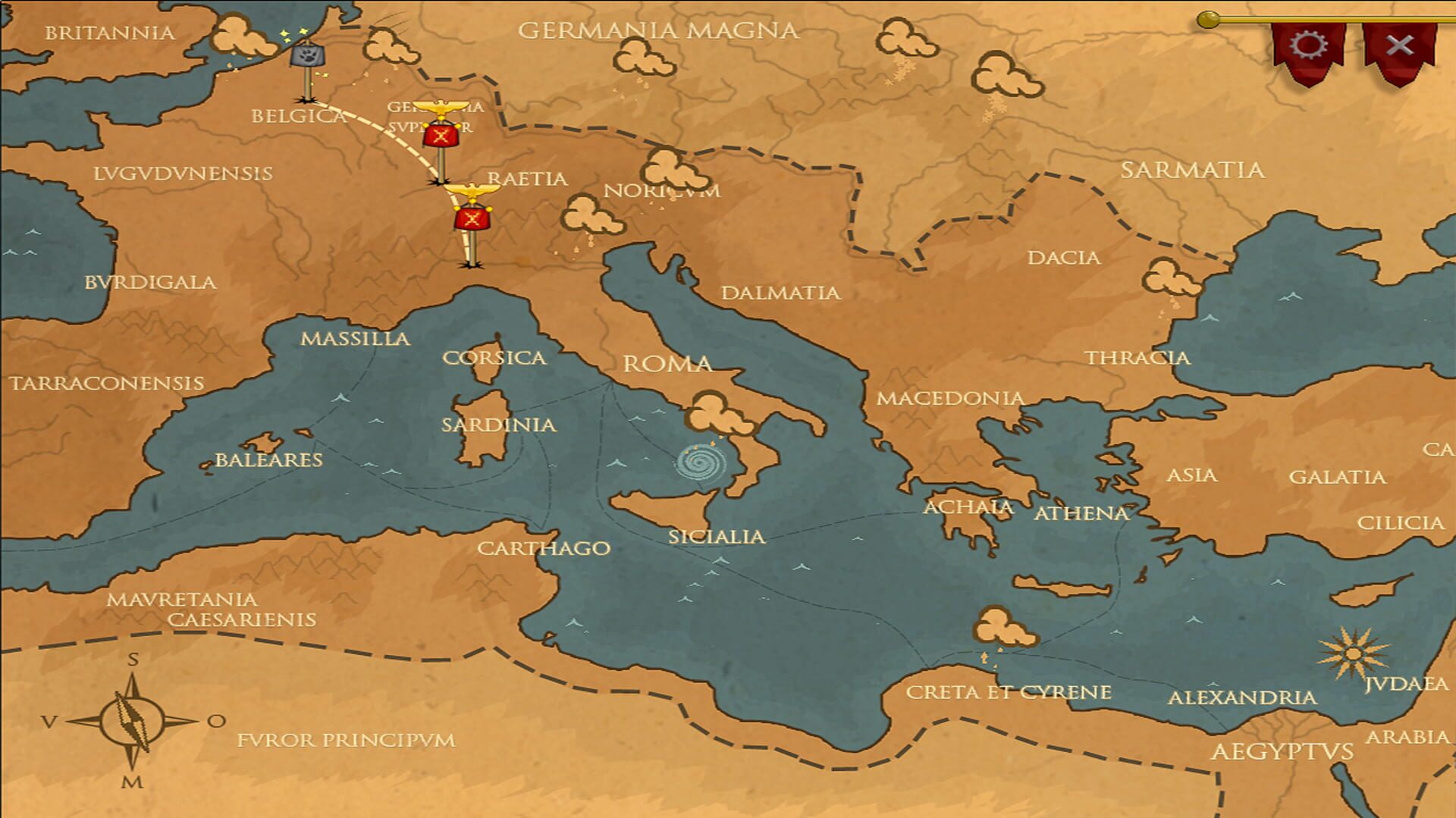 Rush on Rome - Screenshot