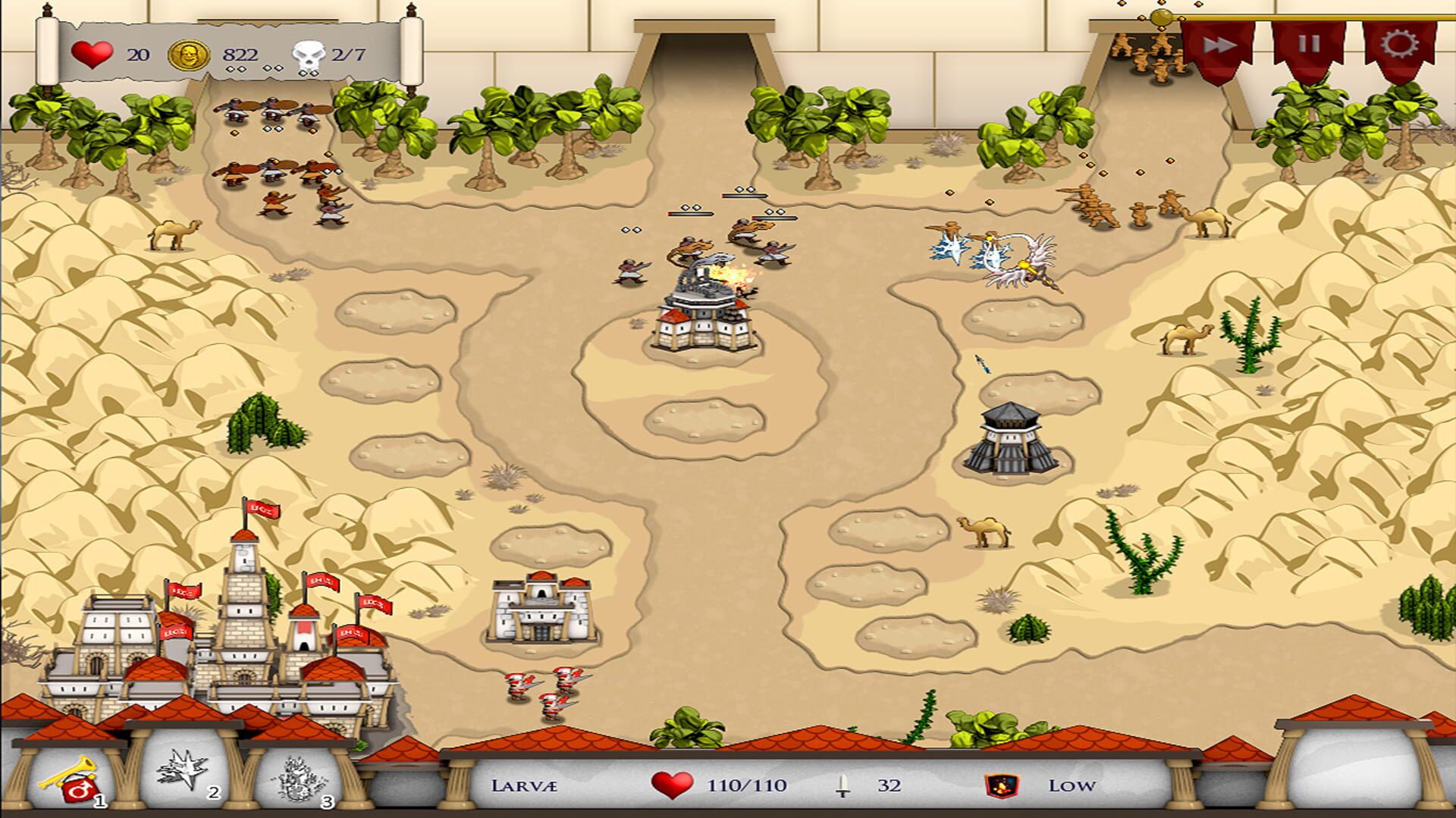 Rush on Rome - Screenshot