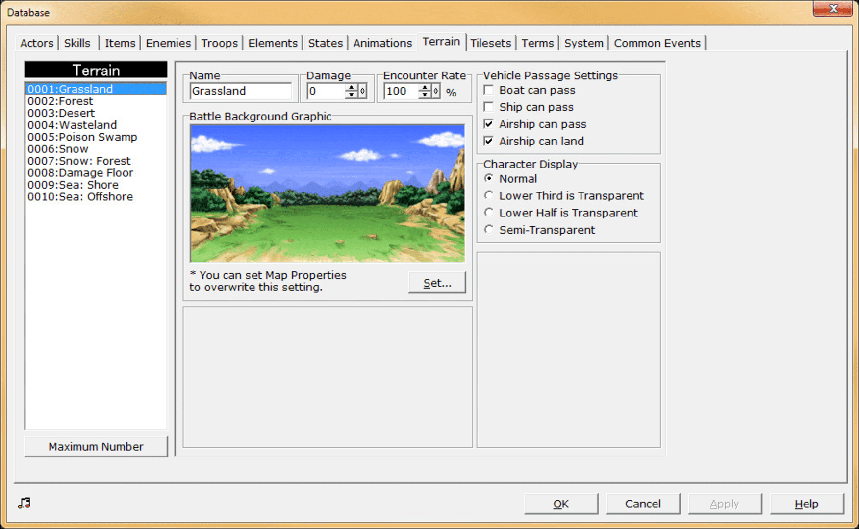 RPG Maker 2000 screenshot