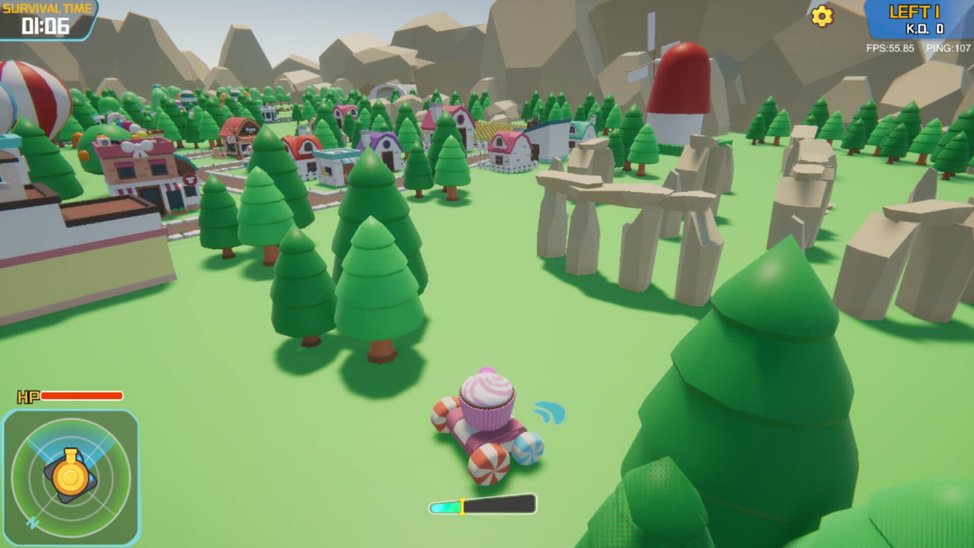 Marshmallow Tank - Screenshot