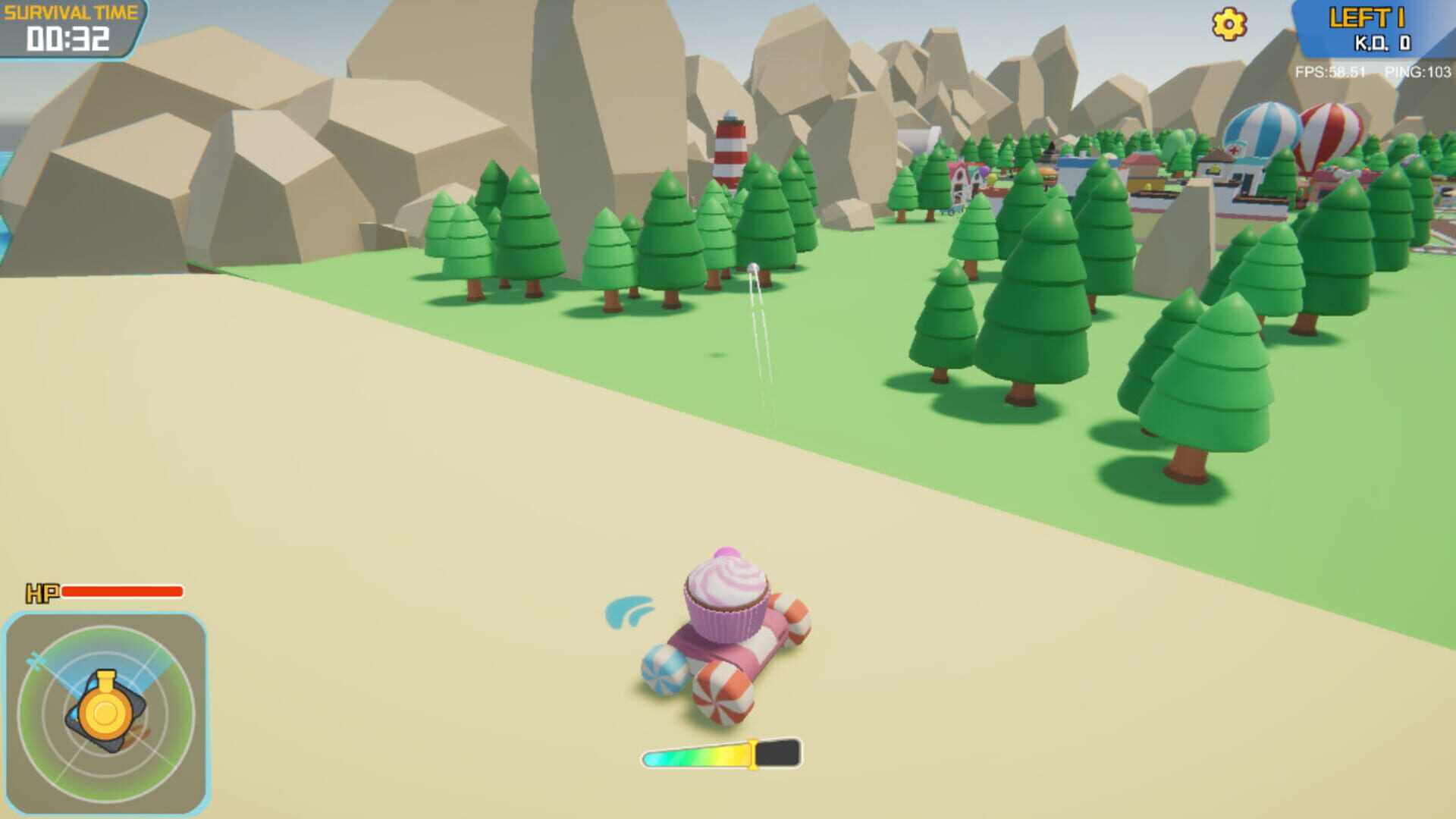 Marshmallow Tank - Screenshot