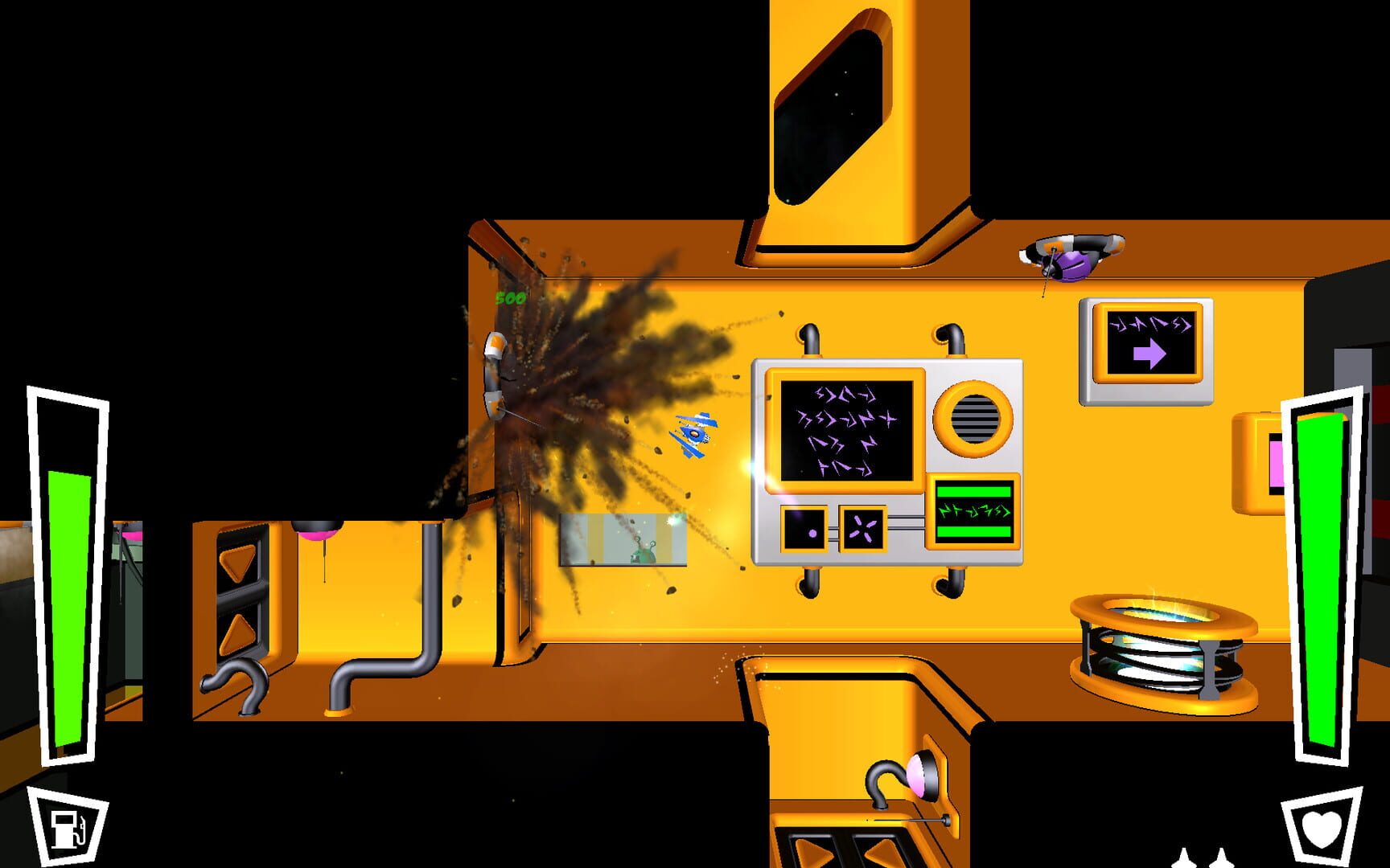 Super Thrustforce: Orbital Meat Police - Screenshot