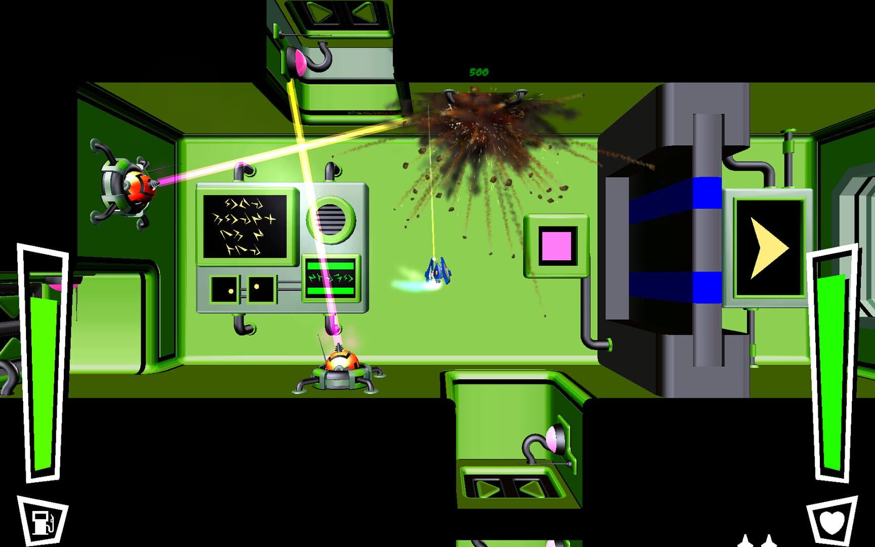 Super Thrustforce: Orbital Meat Police - Screenshot