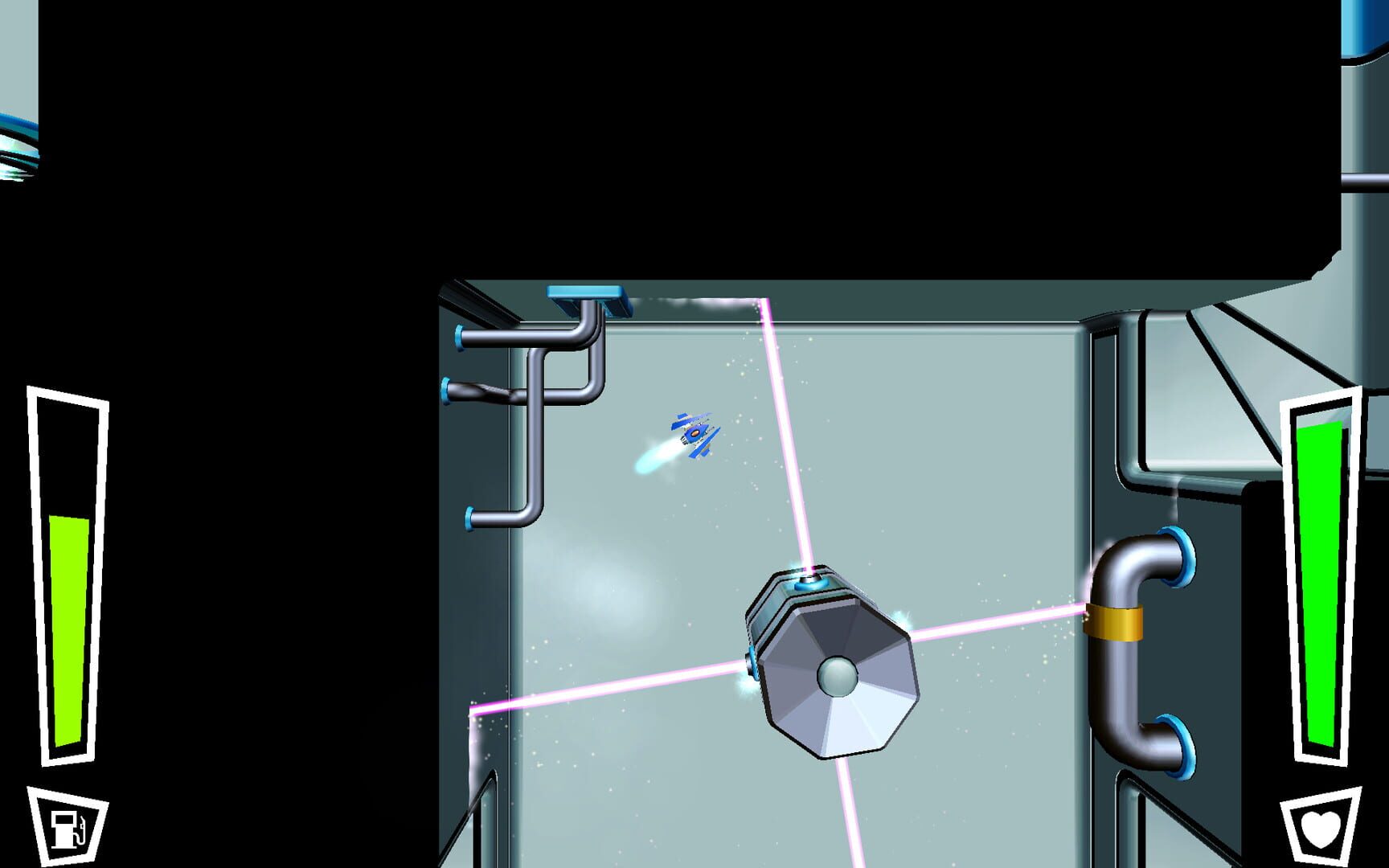 Super Thrustforce: Orbital Meat Police - Screenshot