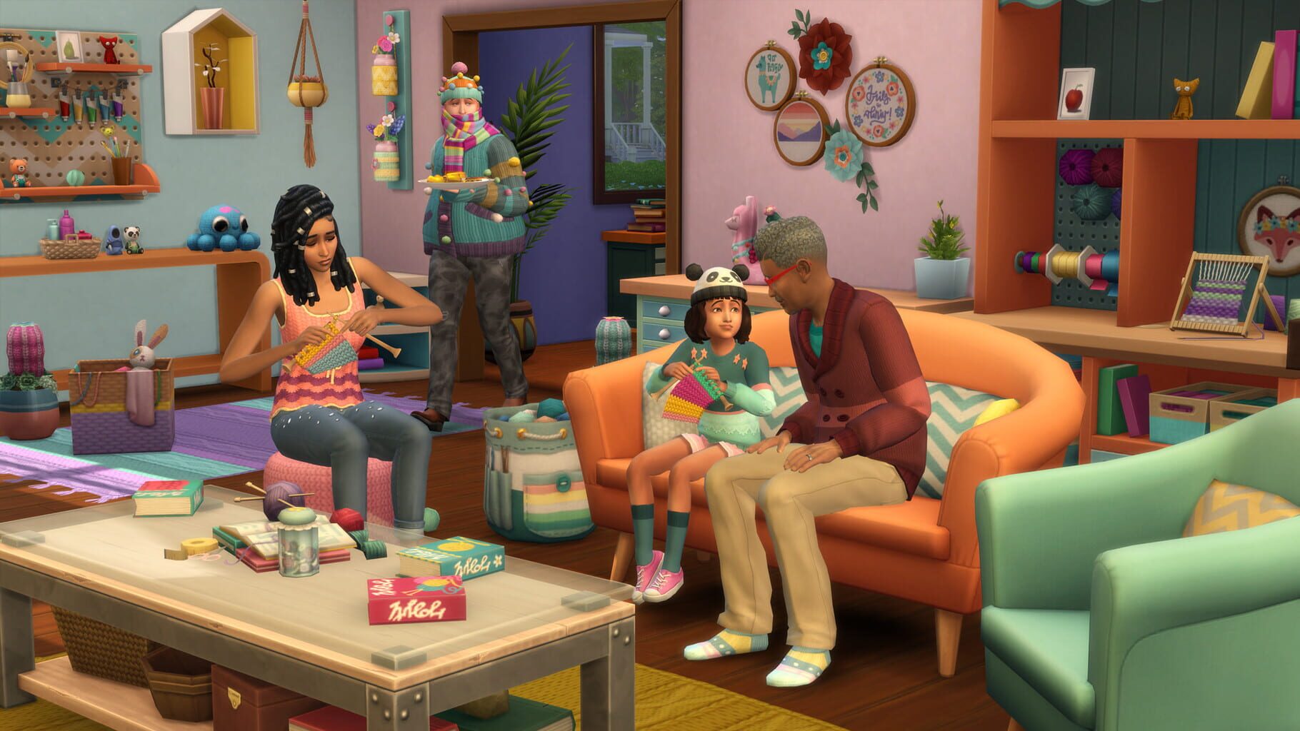 Captura de pantalla - The Sims 4: Nifty Knitting Stuff