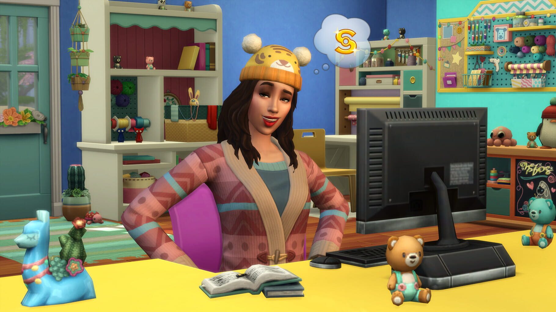 Captura de pantalla - The Sims 4: Nifty Knitting Stuff