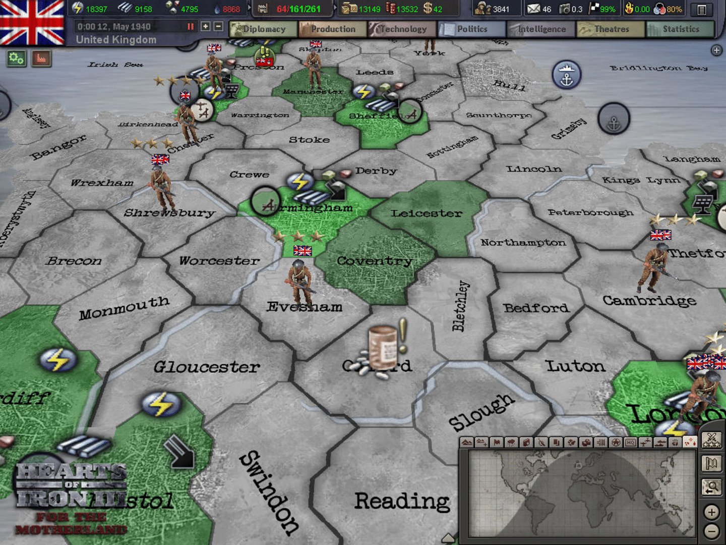 Hearts of Iron III: For the Motherland screenshot