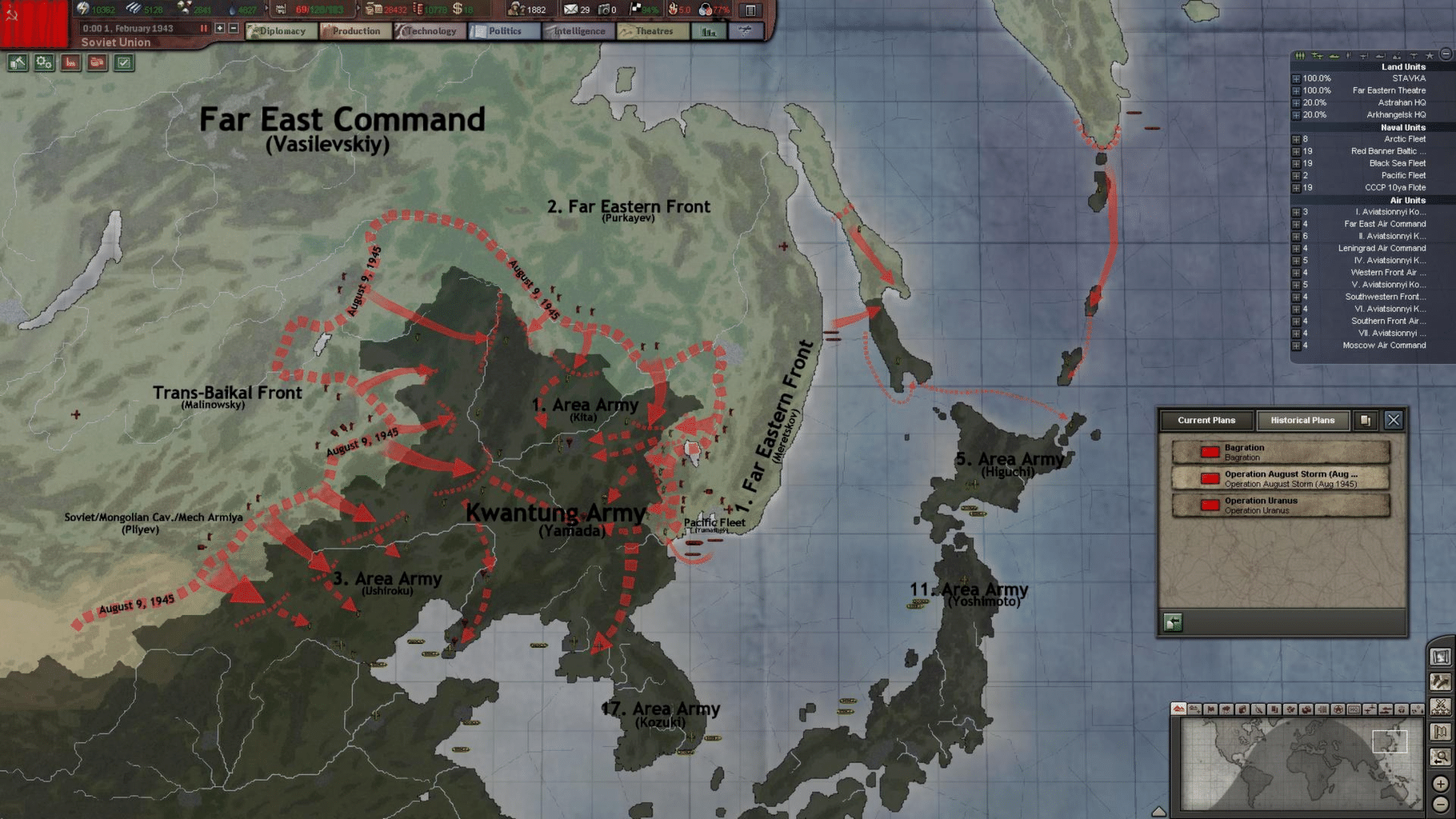 Hearts of Iron III: Their Finest Hour screenshot