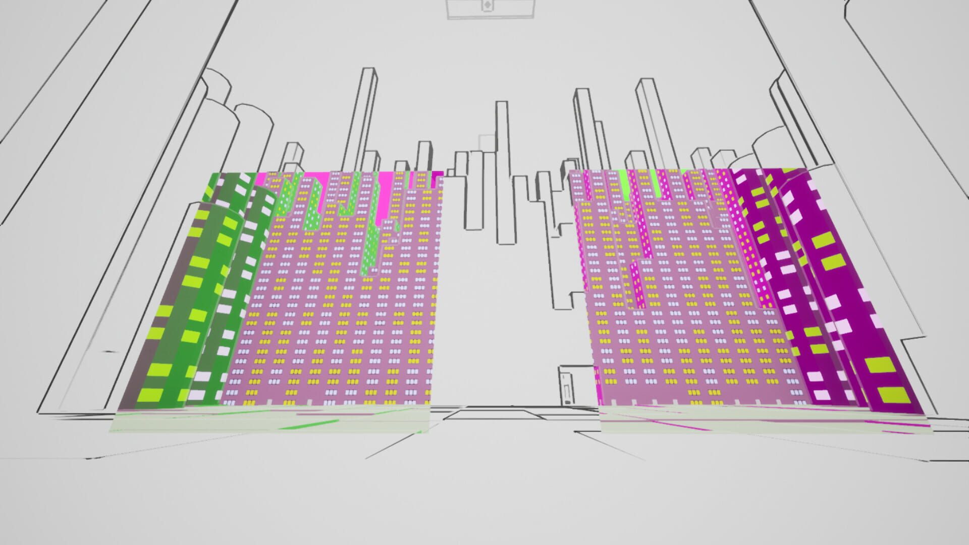 Playhear : Square Paper City - Screenshot