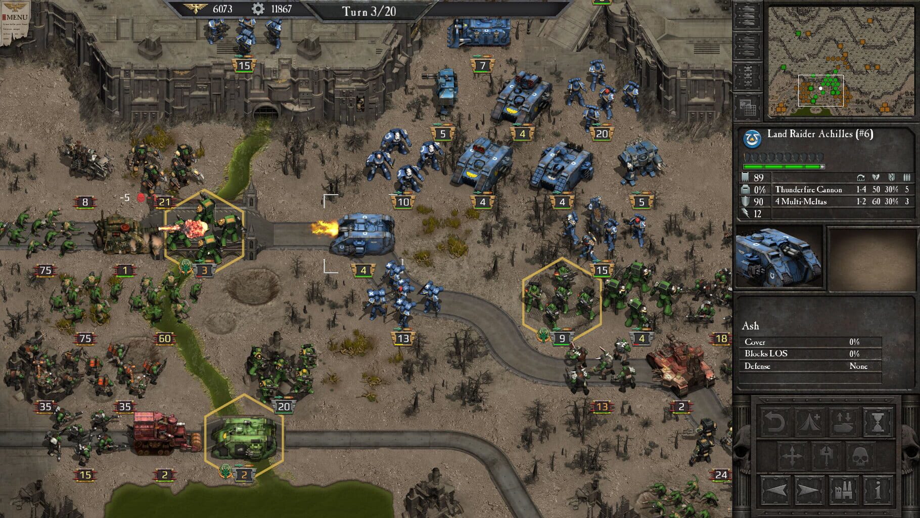 Captura de pantalla - Warhammer 40,000: Armageddon - Glory of Macragge