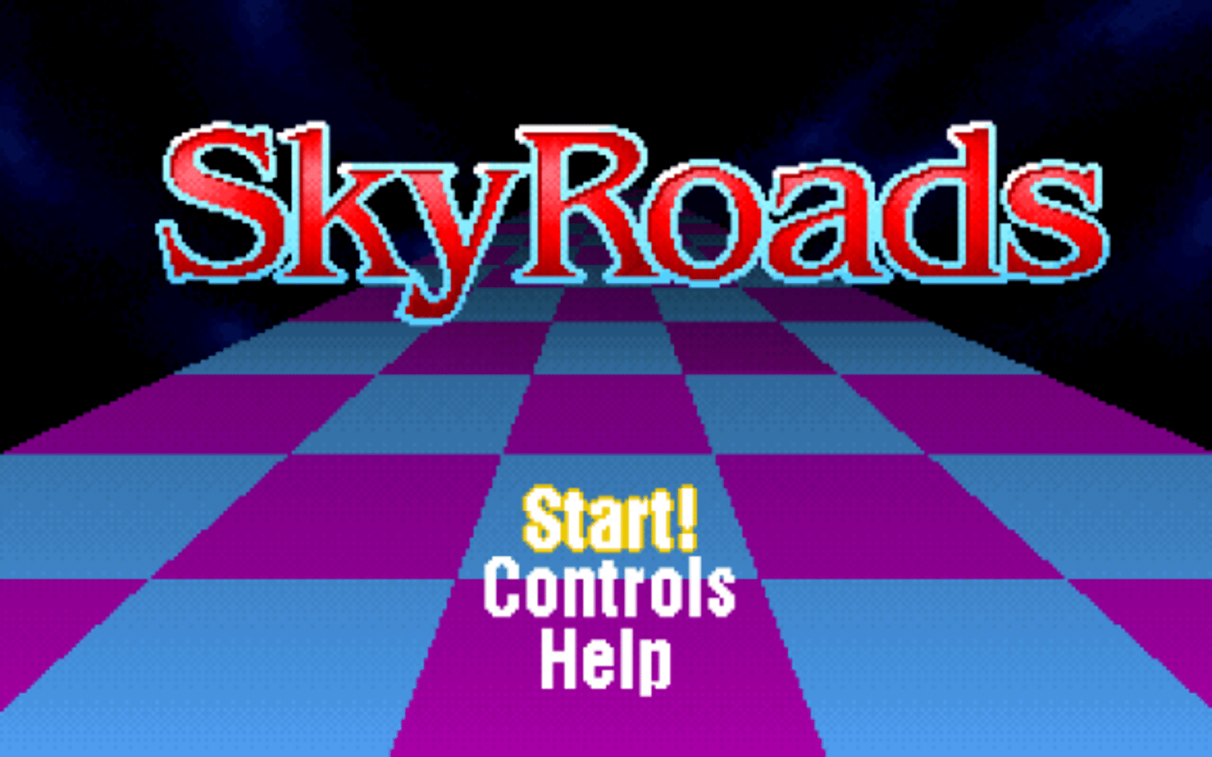 SkyRoads screenshot