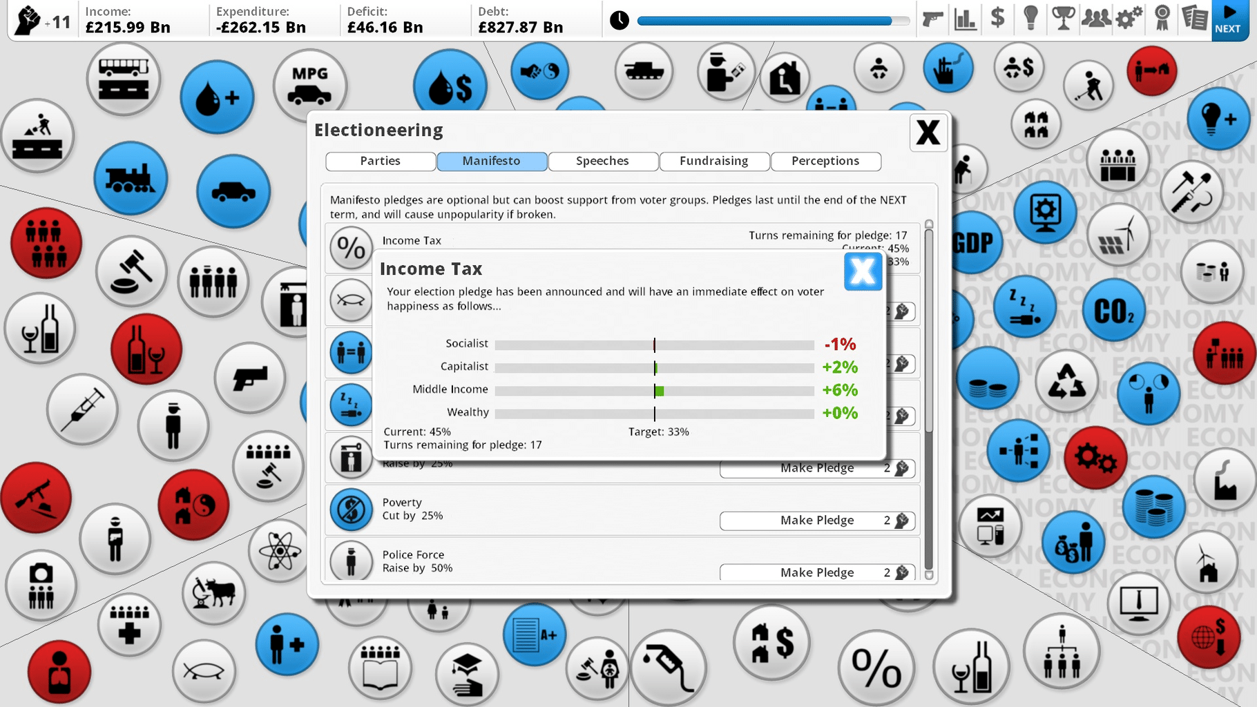 Democracy 3: Electioneering screenshot