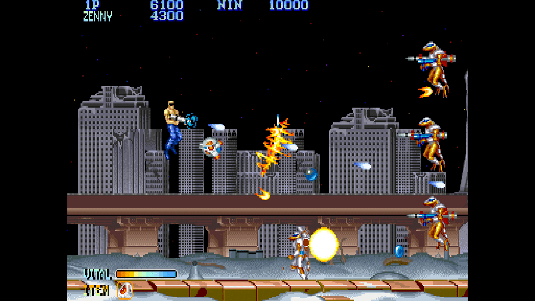 Capcom Arcade Stadium: Forgotten Worlds screenshot