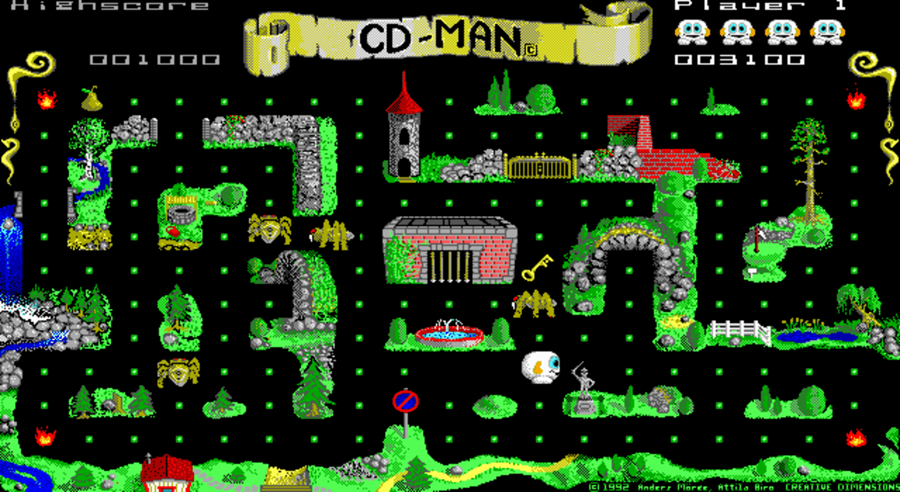 CD-Man (version 2.0) screenshot