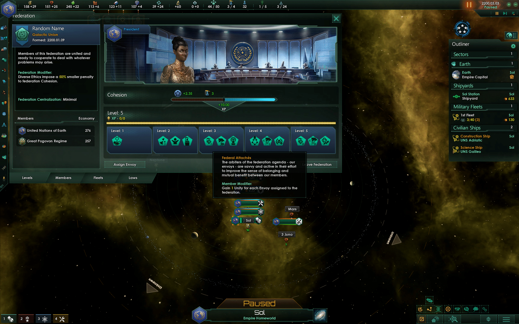 Stellaris: Federations screenshot