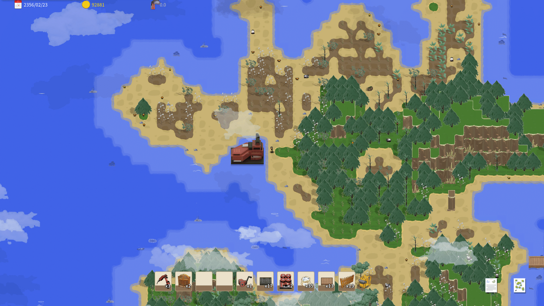 Island and Factories screenshot