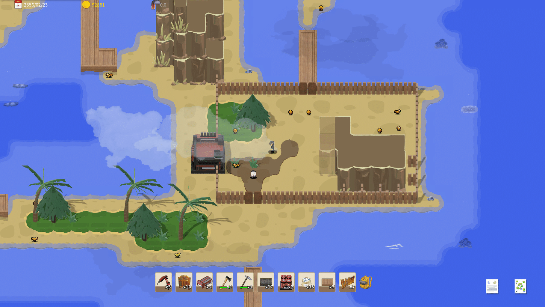 Island and Factories screenshot
