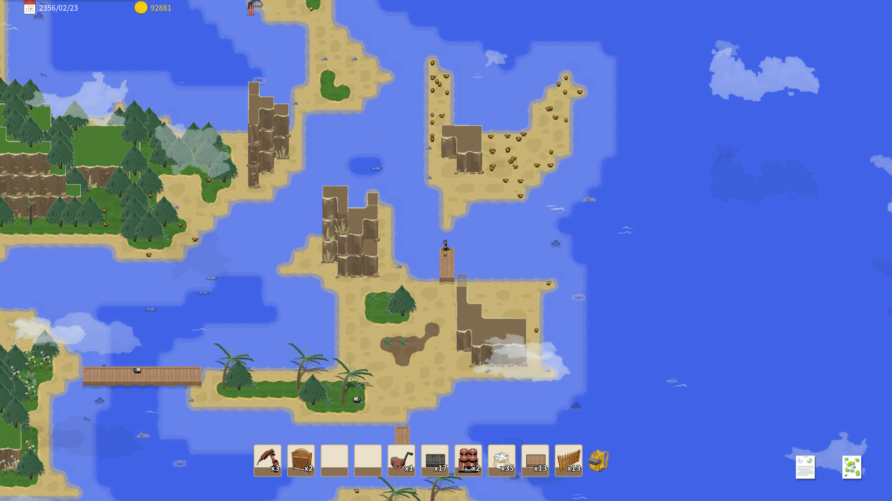 Island and Factories screenshot