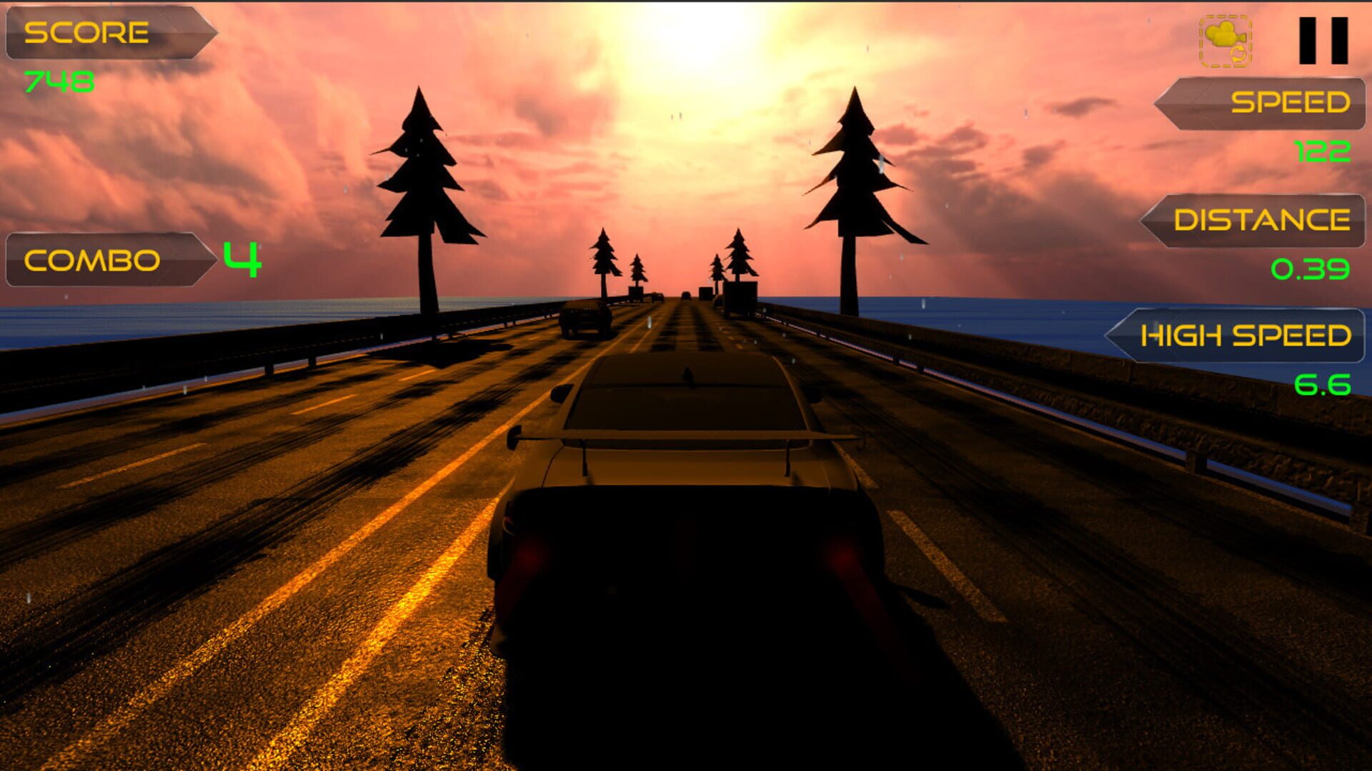 Retrowave Drift - Screenshot