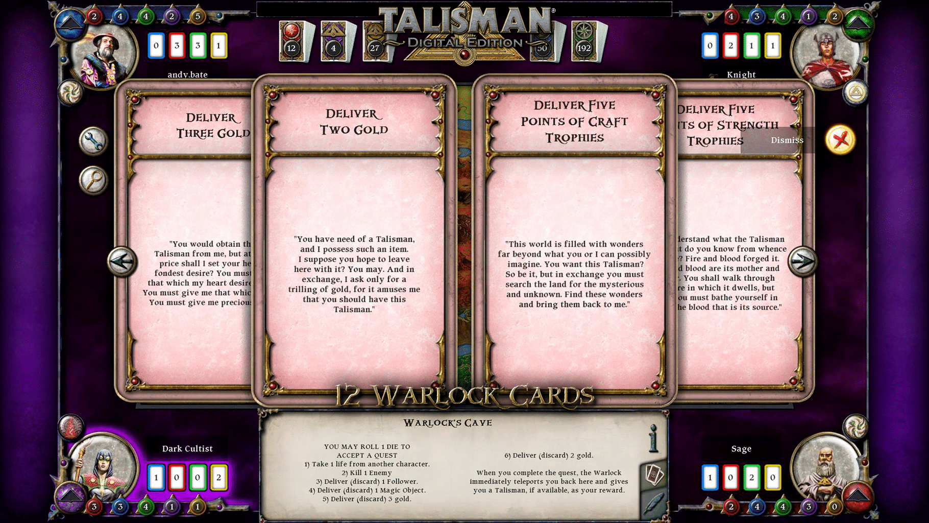 Talisman: Digital Edition - The Reaper screenshot