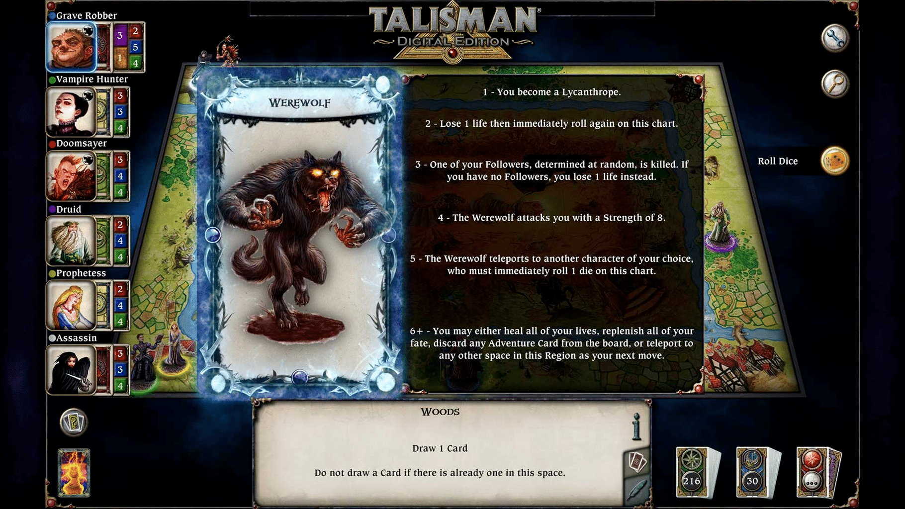 Talisman: Digital Edition - The Blood Moon screenshot