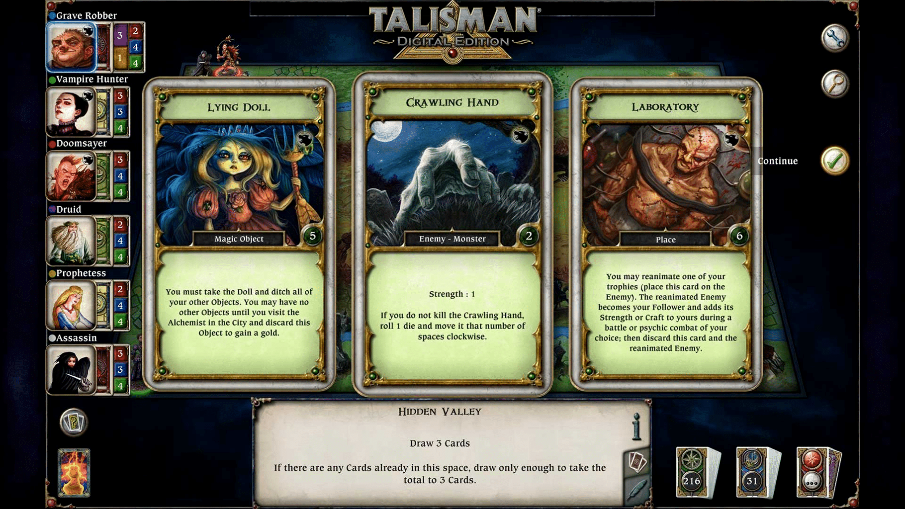 Talisman: Digital Edition - The Blood Moon screenshot