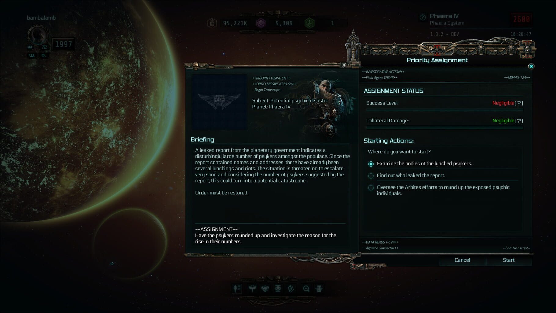 Captura de pantalla - Warhammer 40,000: Inquisitor - Martyr: Discordant Choir