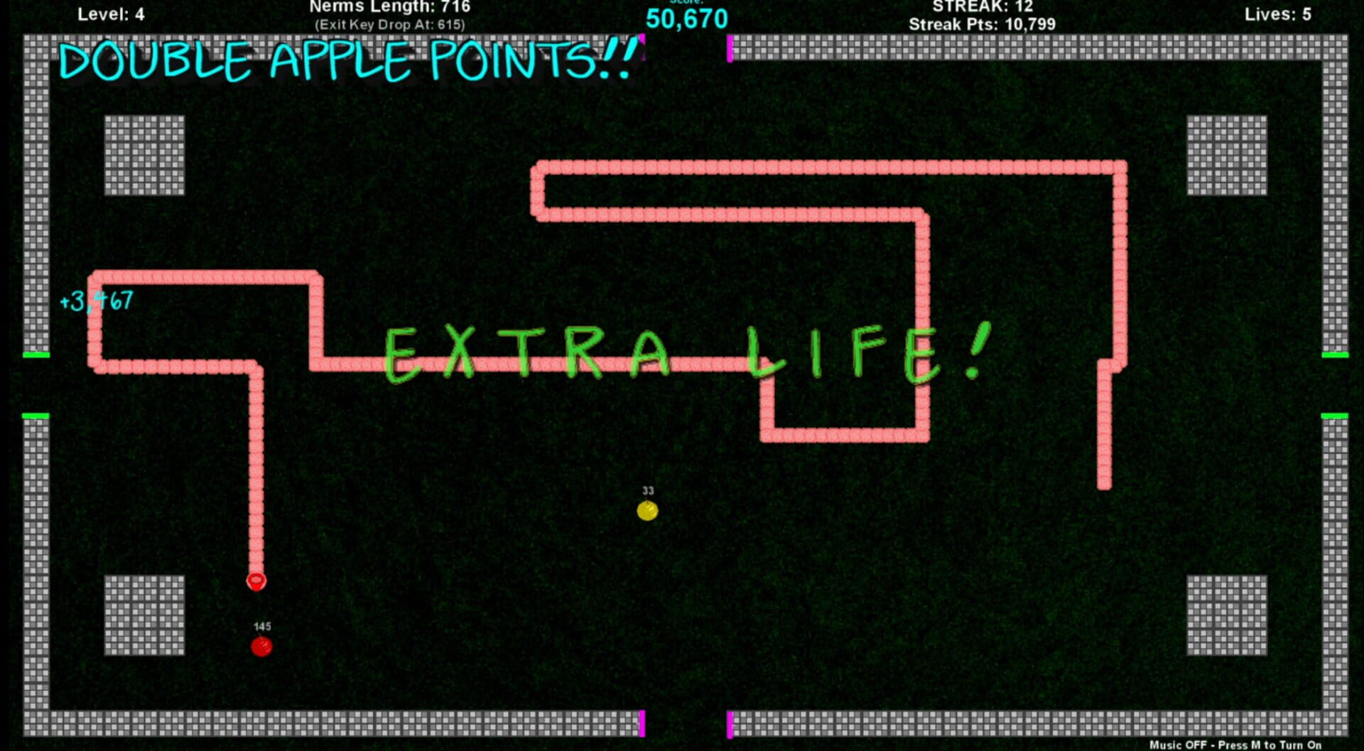 Nerm the Worm - Screenshot