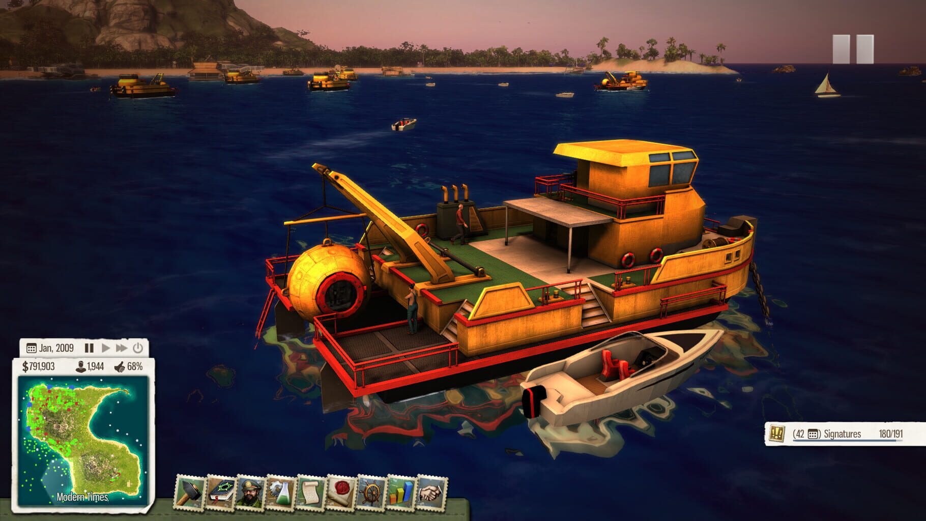 Captura de pantalla - Tropico 5: Waterborne