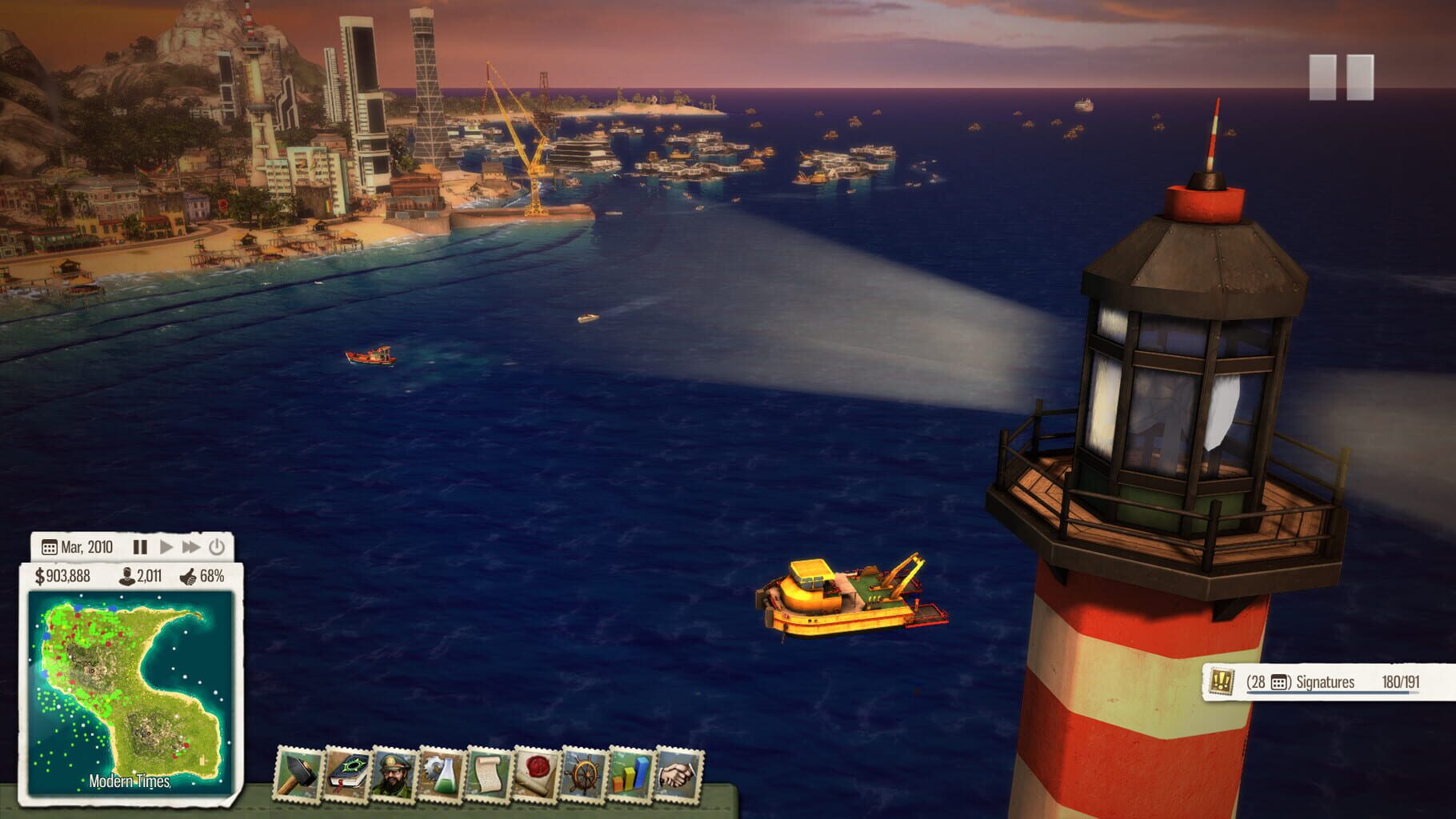 Captura de pantalla - Tropico 5: Waterborne