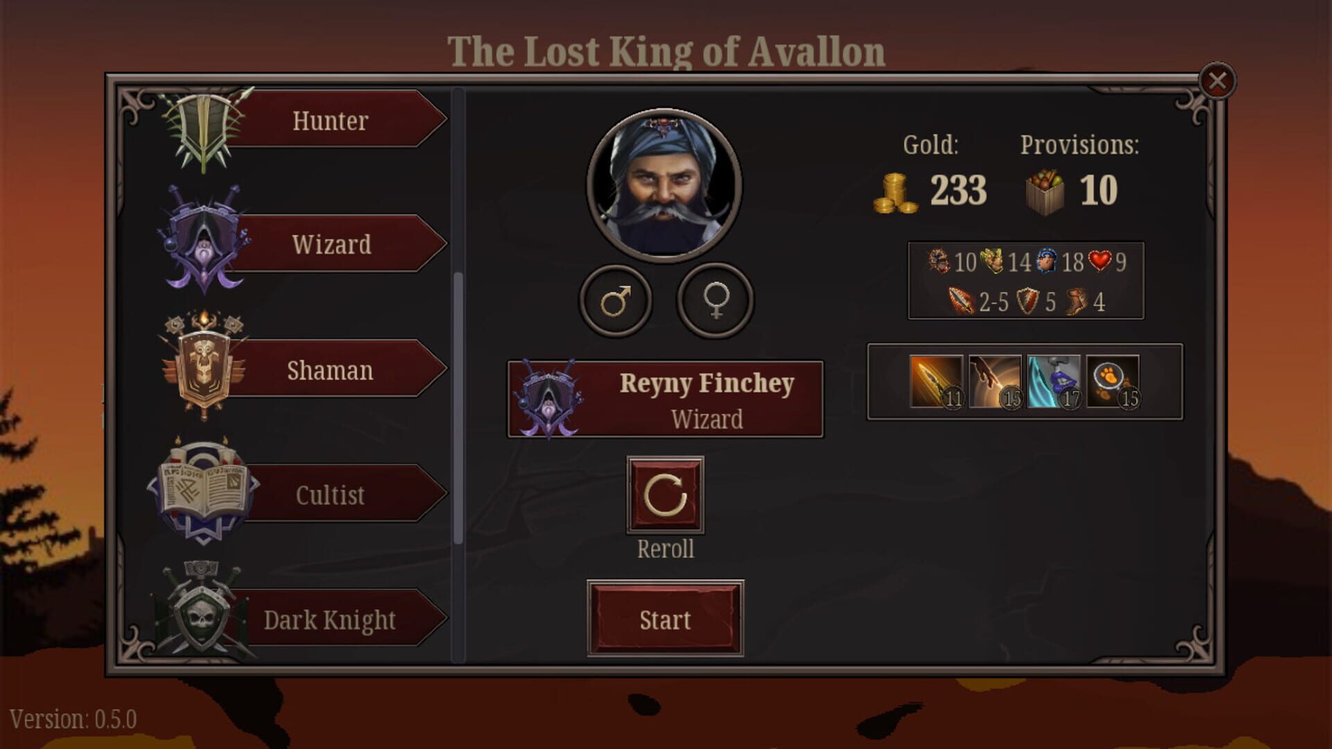 The Lost King of Avallon - Screenshot