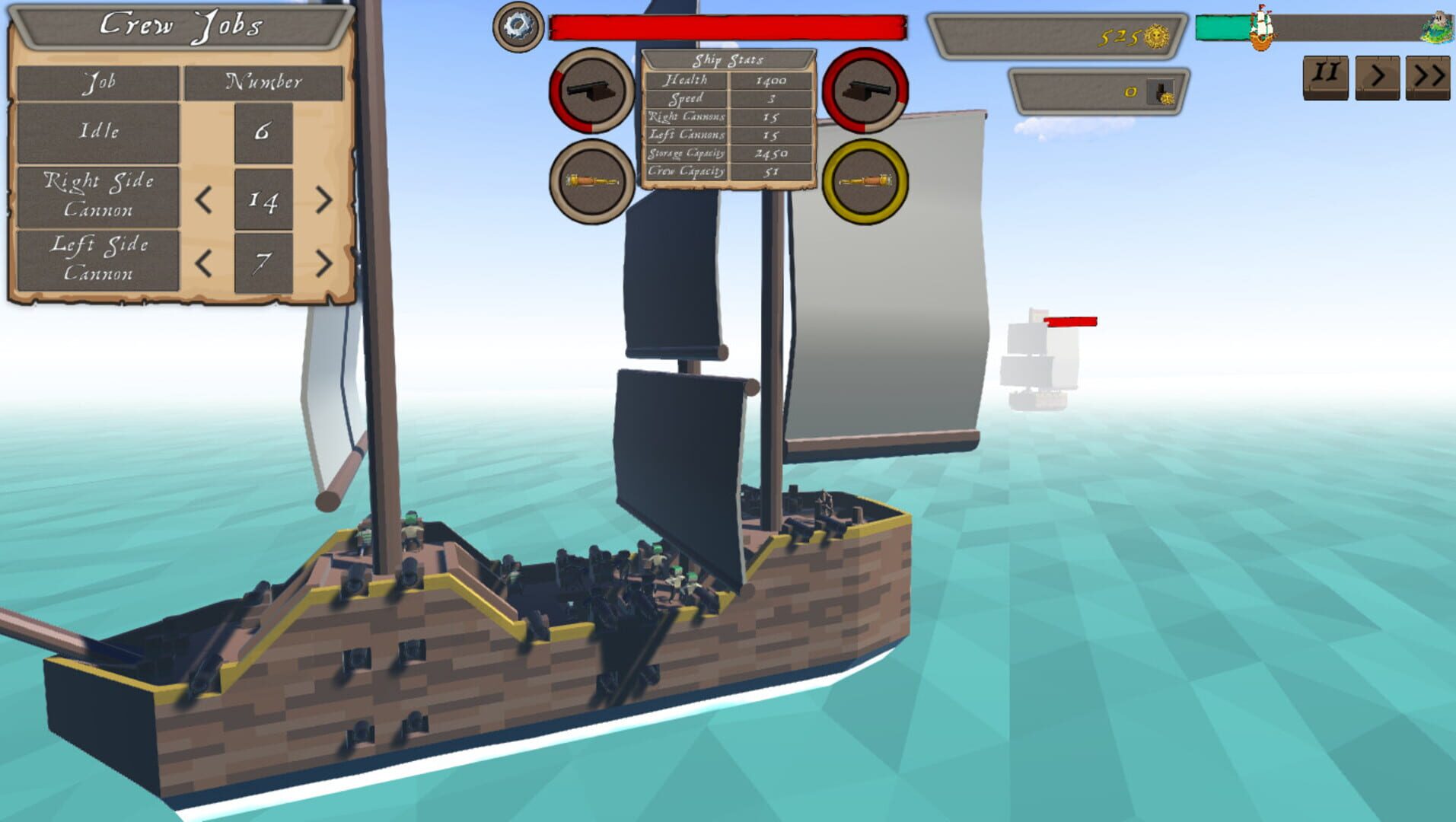 Poly Pirates - Screenshot