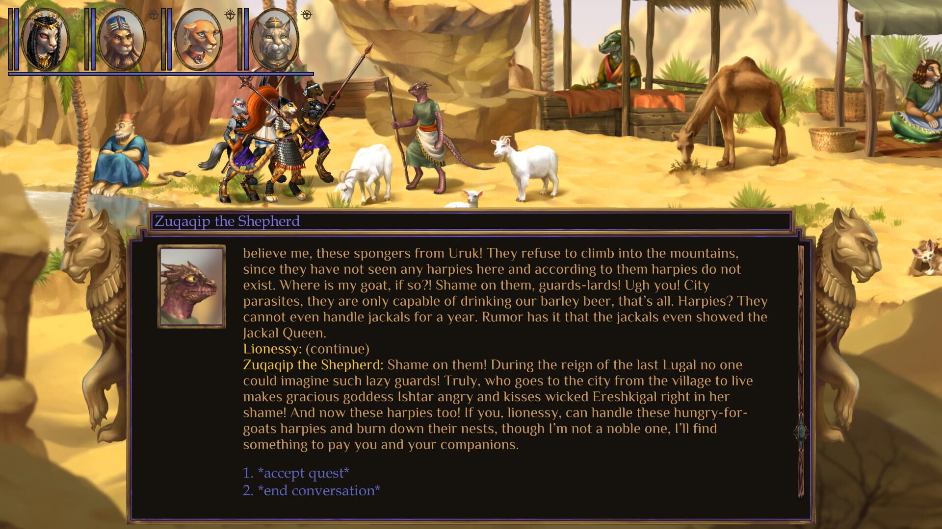 Paws on the Sand: Lionessy Sins - Screenshot
