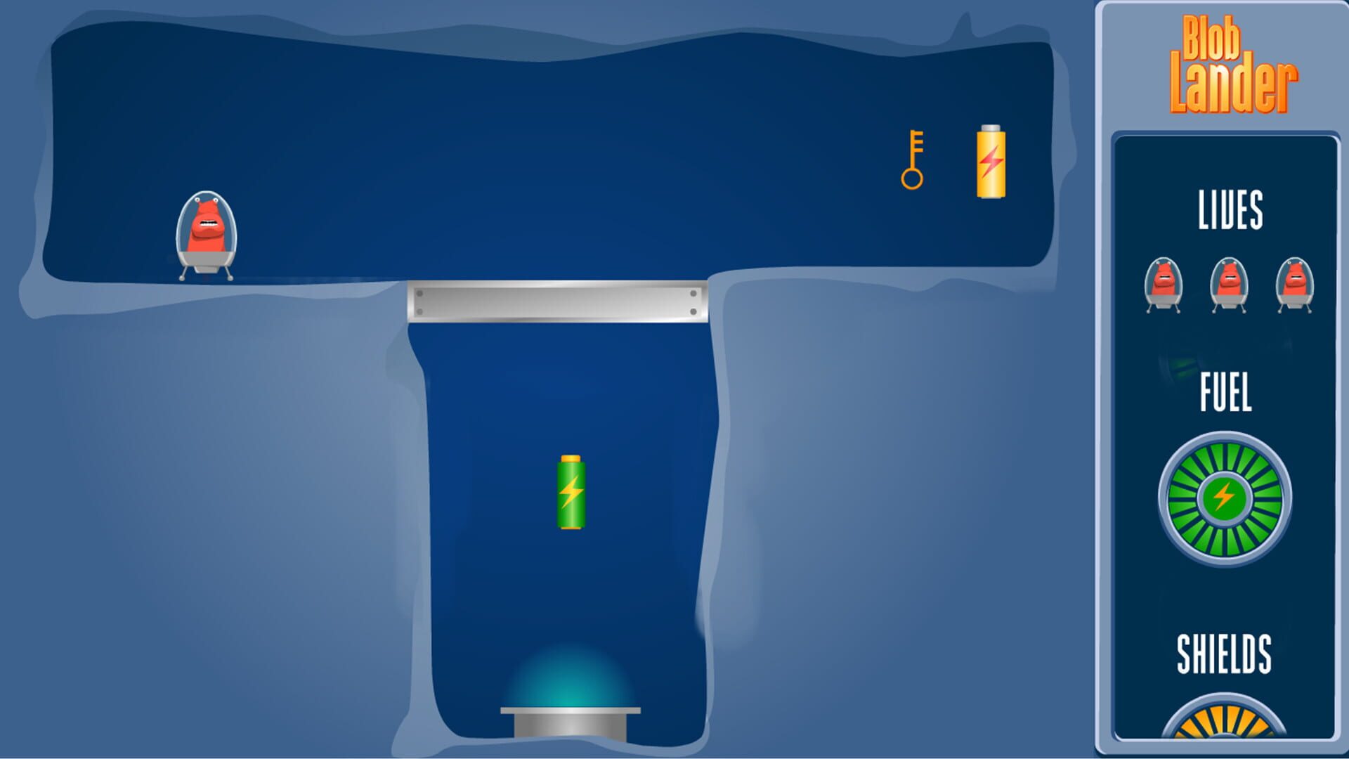 Blob Lander - Screenshot