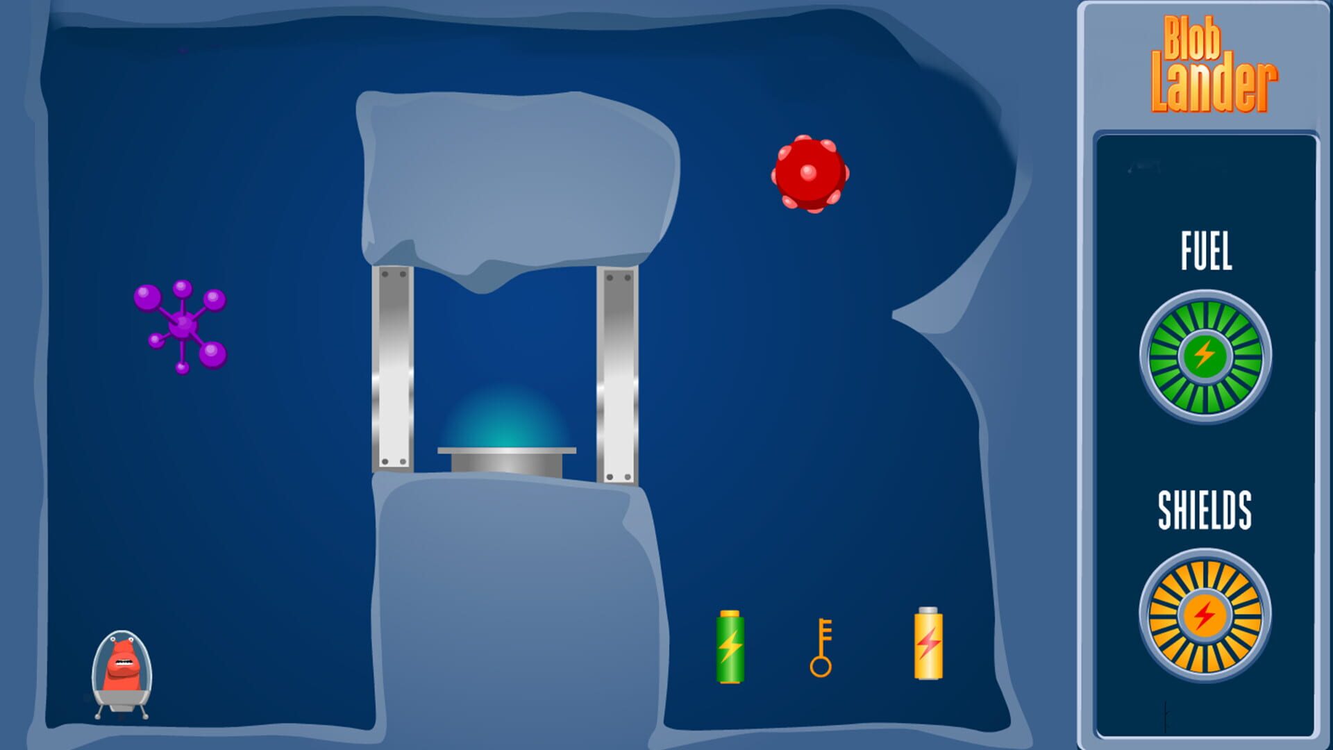 Blob Lander - Screenshot