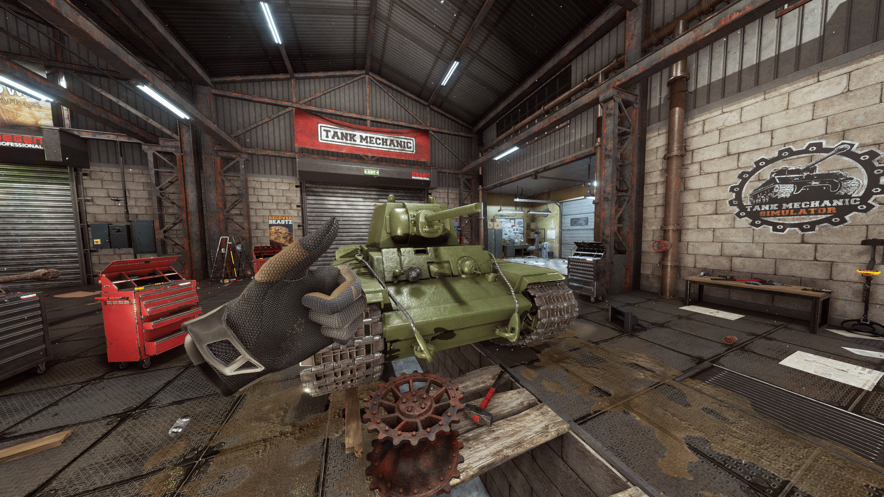 Tank Mechanic Simulator VR screenshot