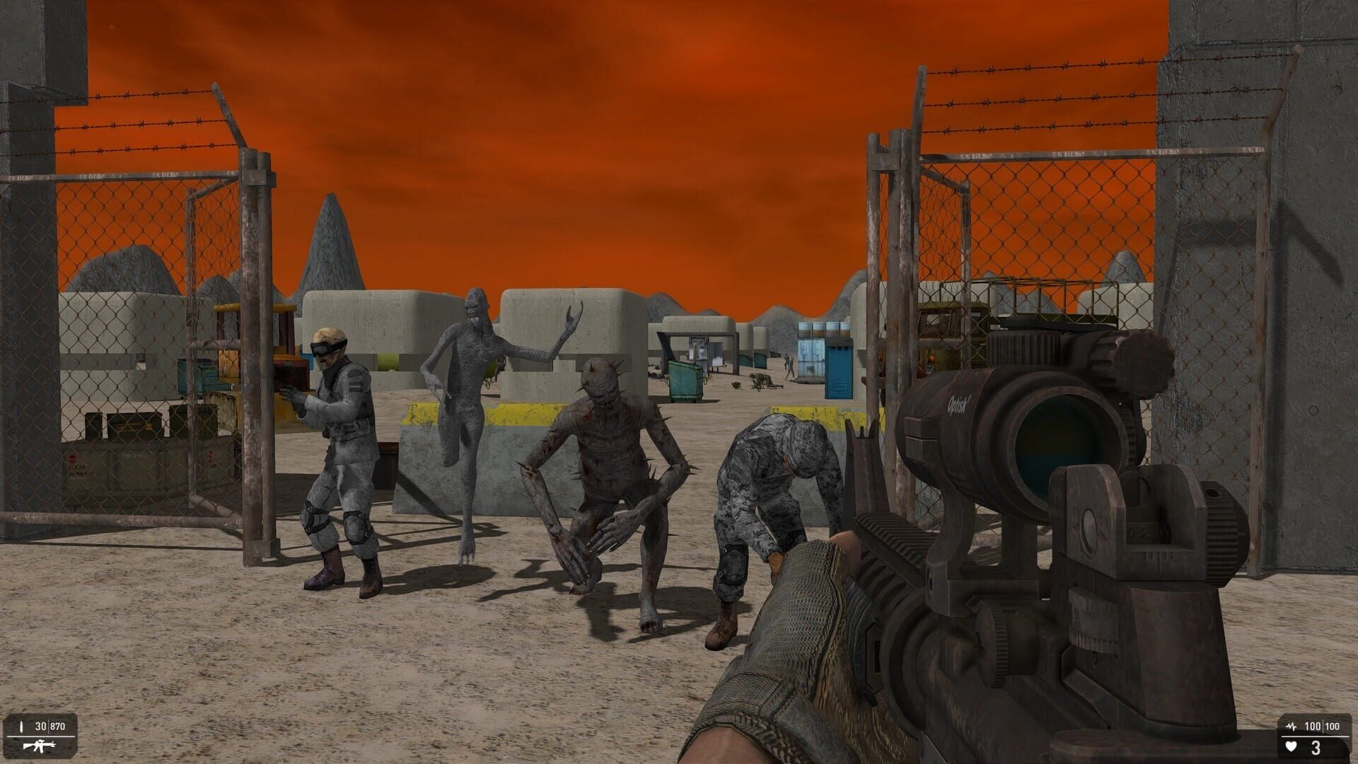 Demon Zombie Outpost - Screenshot