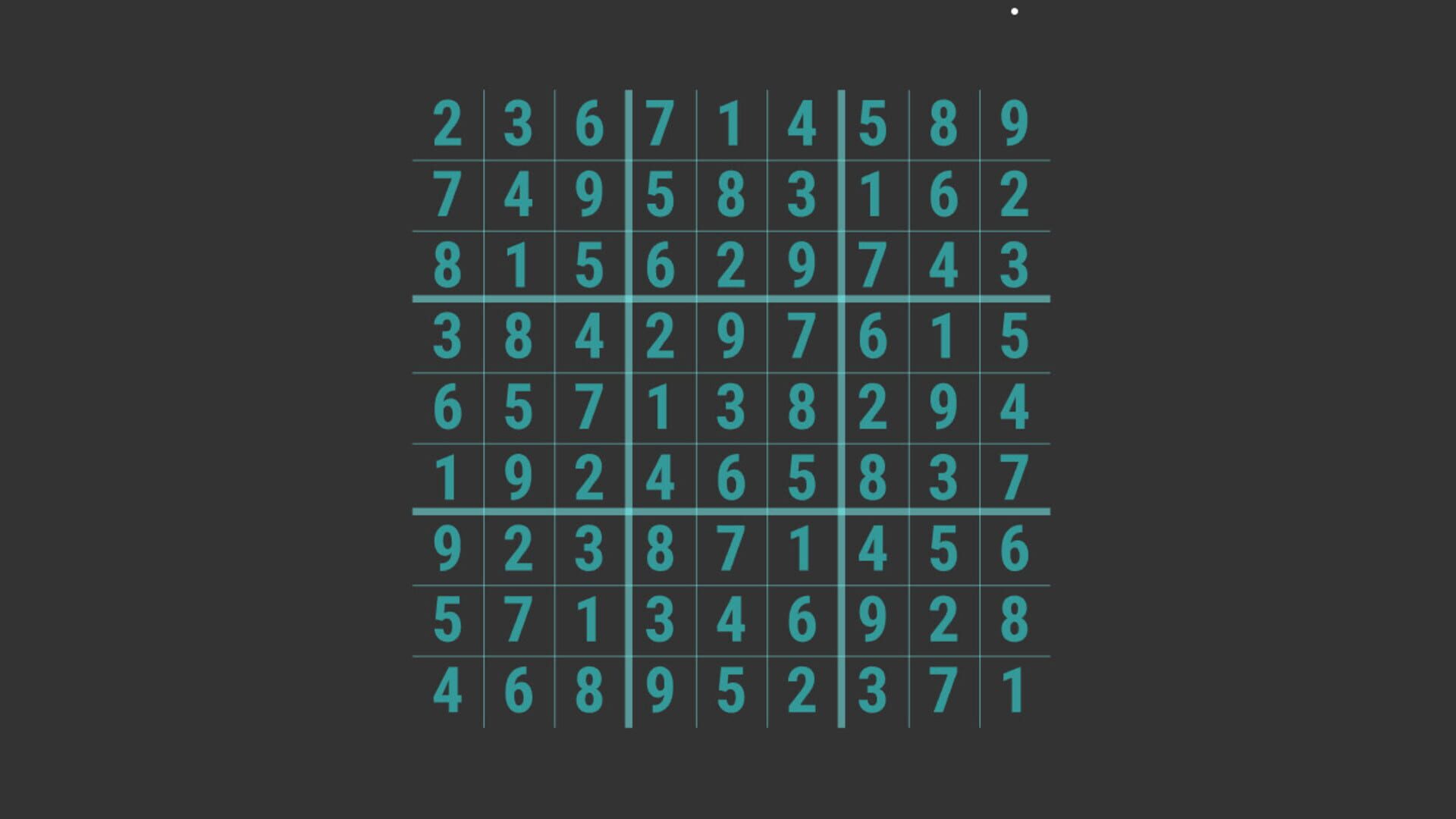 Sudoku Dreams - Screenshot