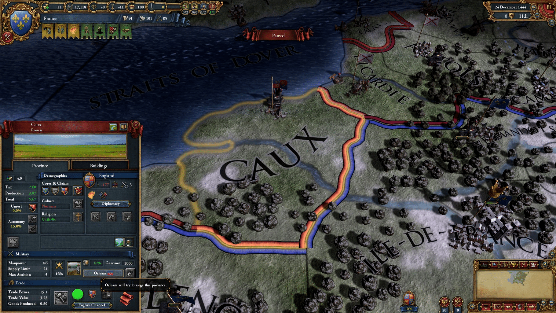 Europa Universalis IV: Art of War screenshot