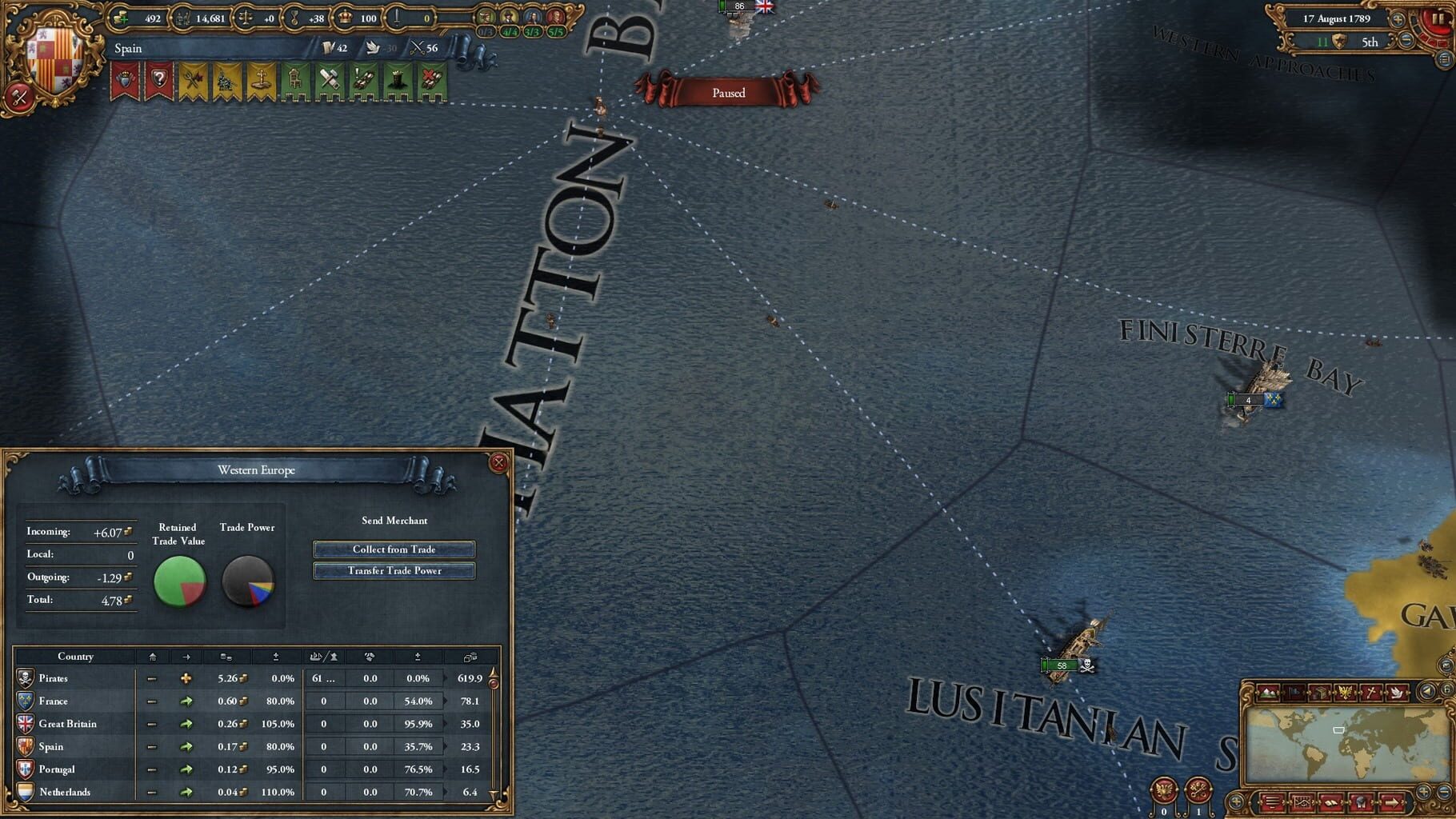 Captura de pantalla - Europa Universalis IV: Wealth of Nations