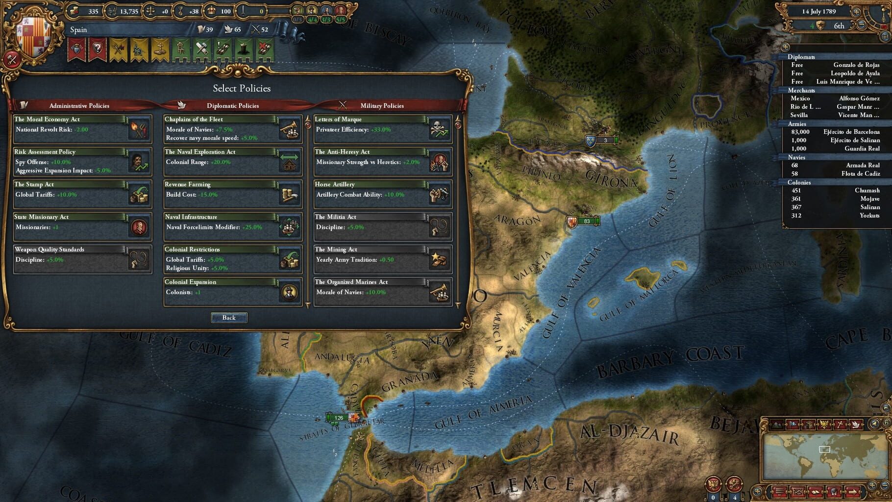 Captura de pantalla - Europa Universalis IV: Wealth of Nations