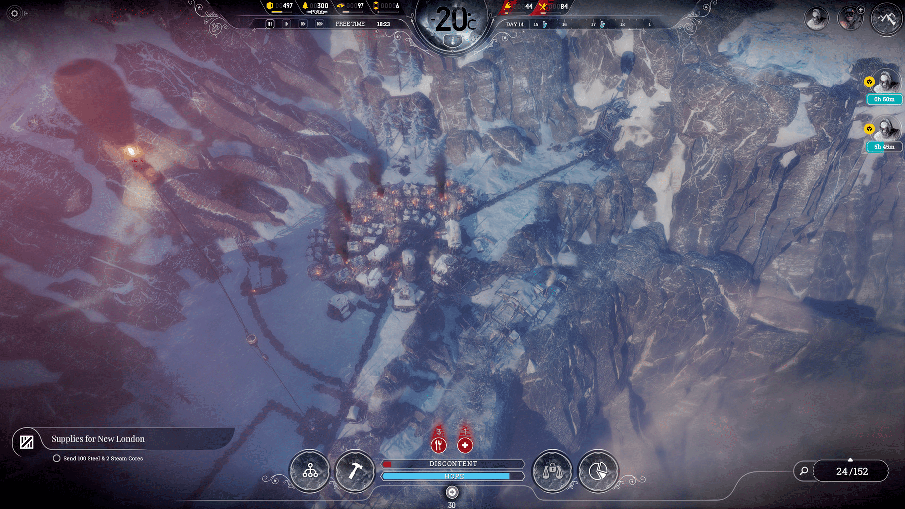 Frostpunk: On the Edge screenshot