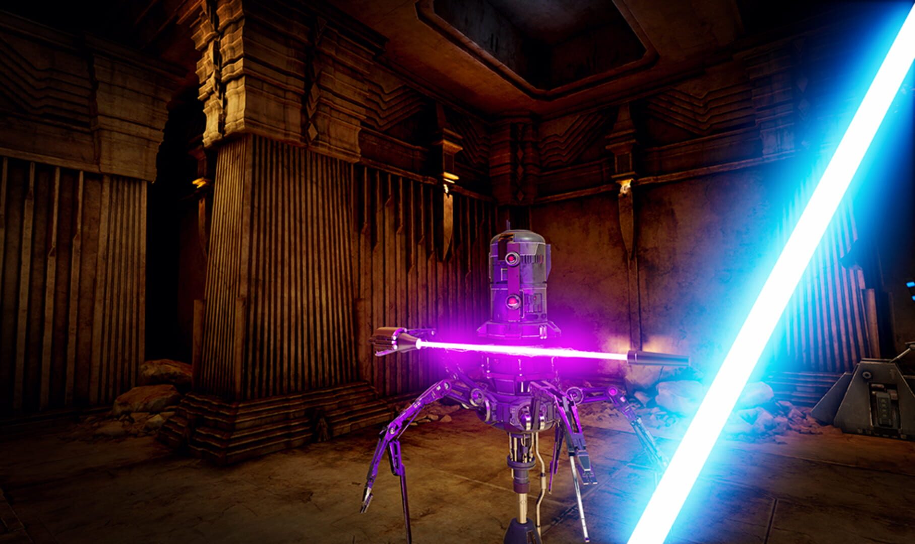 Captura de pantalla - Vader Immortal: Lightsaber Dojo - A Star Wars VR Experience