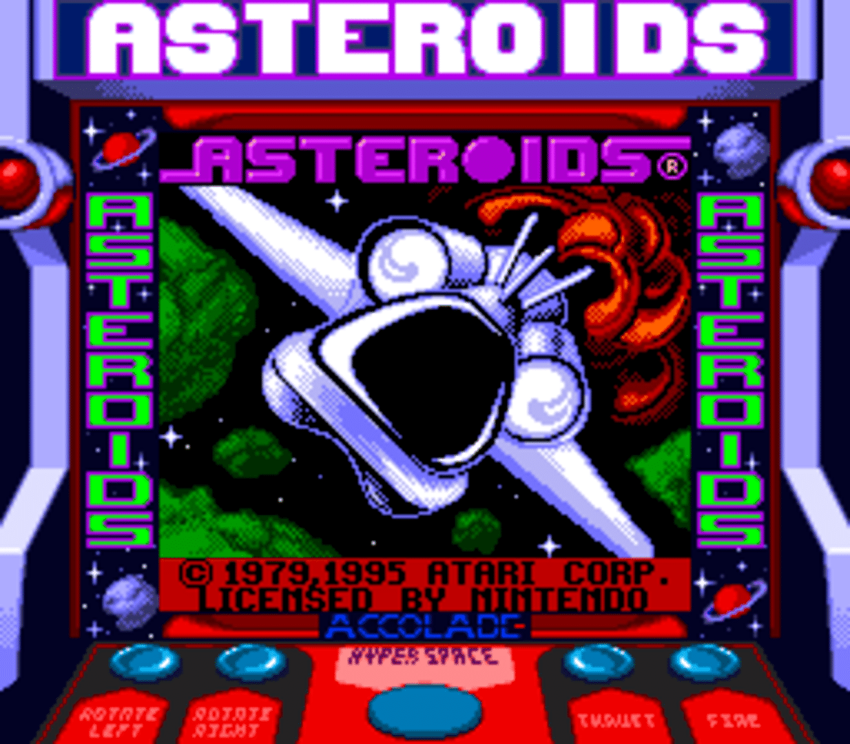 Arcade Classic No. 1: Asteroids / Missile Command screenshot