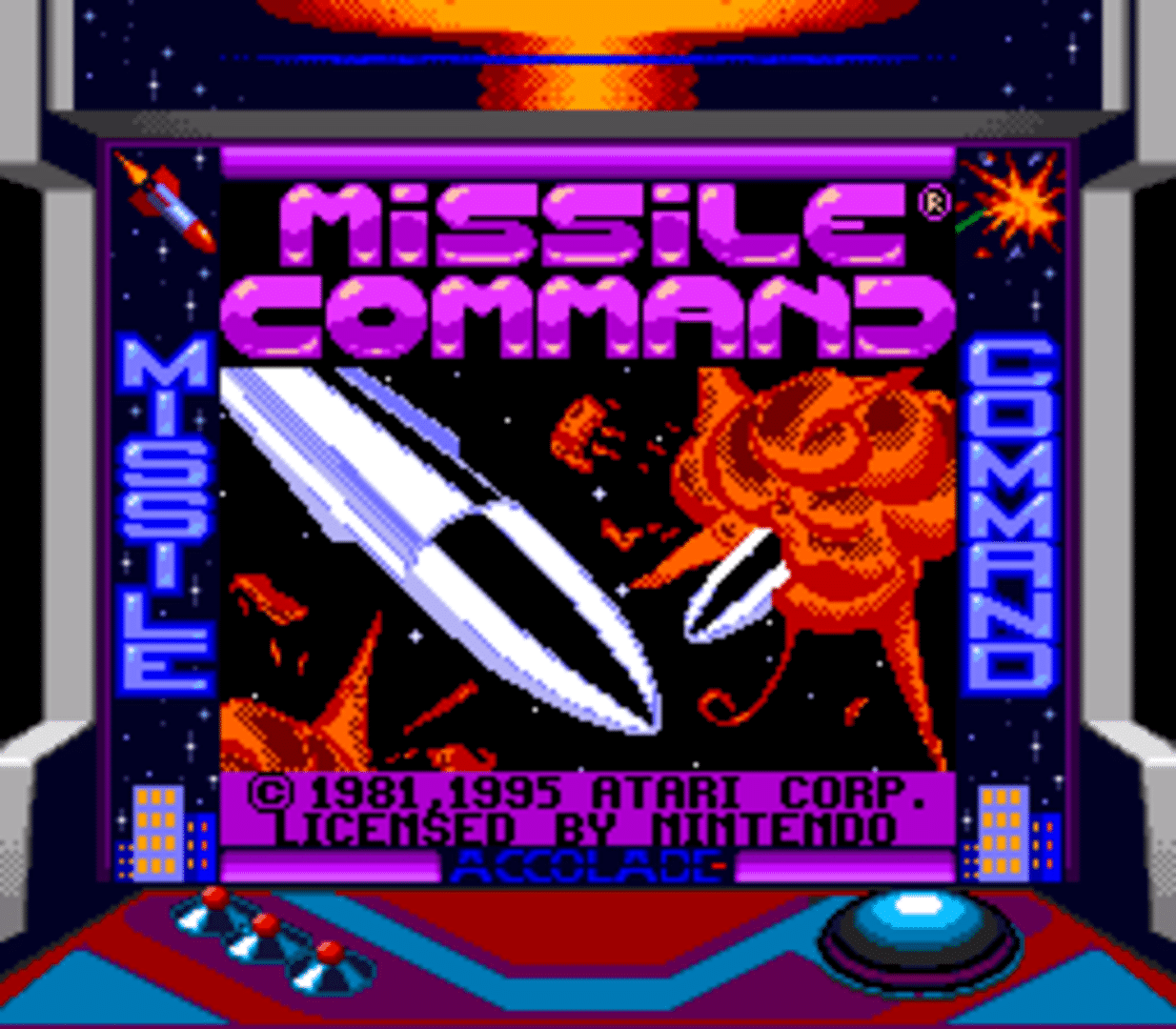 Arcade Classic No. 1: Asteroids / Missile Command screenshot