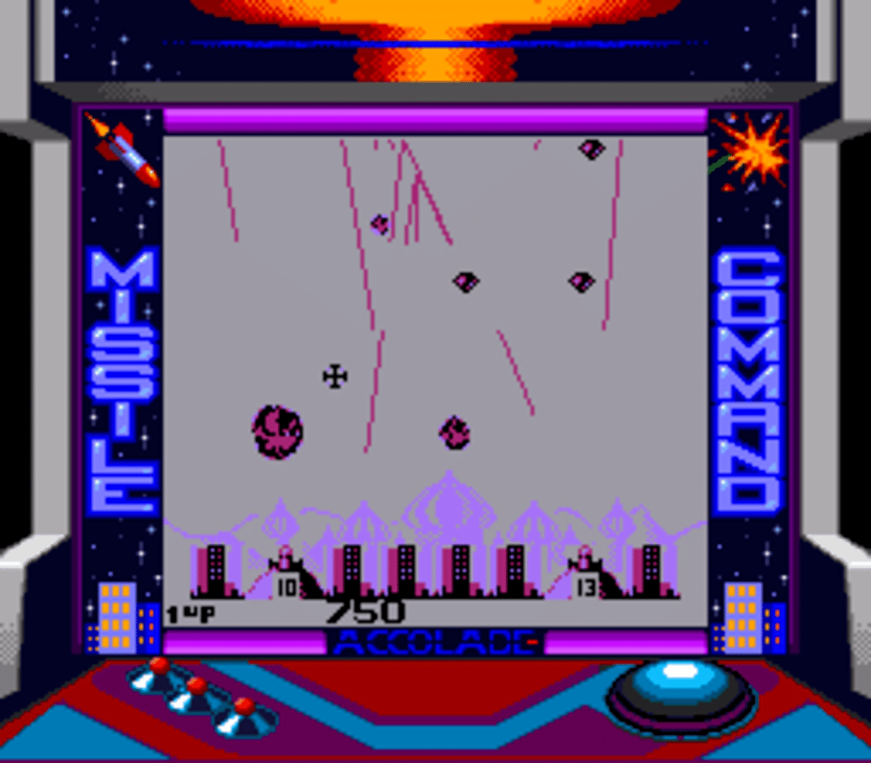 Arcade Classic No. 1: Asteroids / Missile Command screenshot