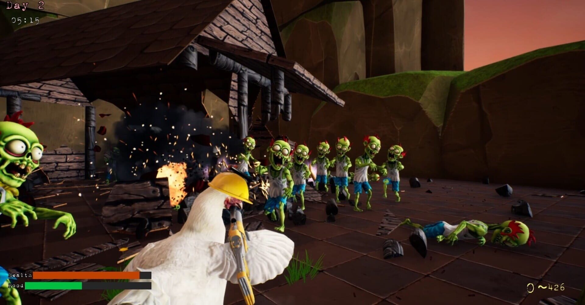 Rooster Rampage - Screenshot
