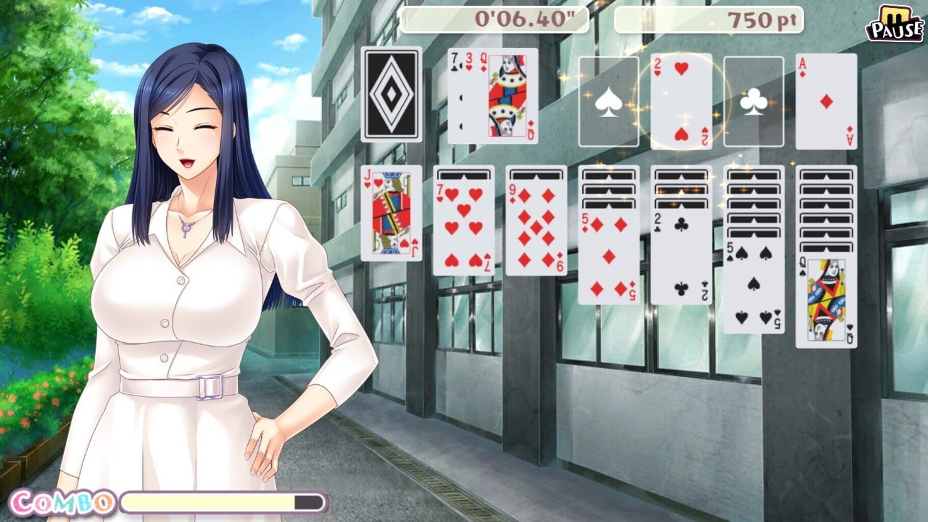 Captura de pantalla - Pretty Girls Klondike Solitaire