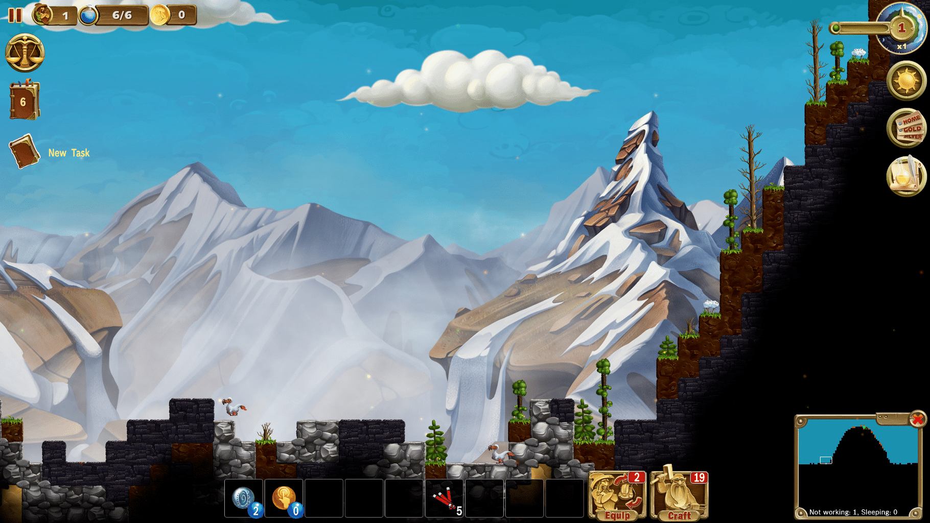 Craft the World: Lonely Mountain screenshot