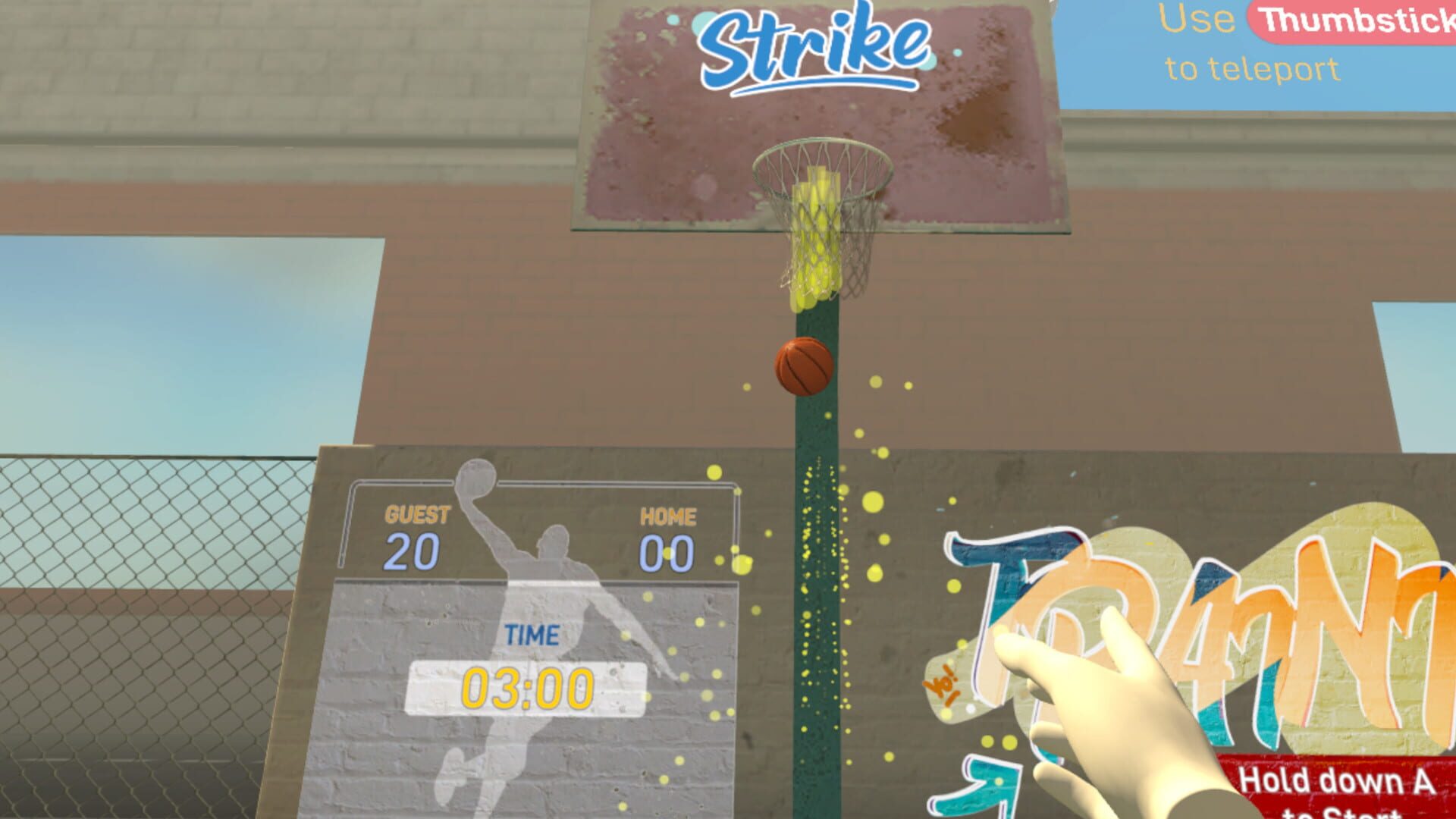 Urban Basketball VR - Screenshot